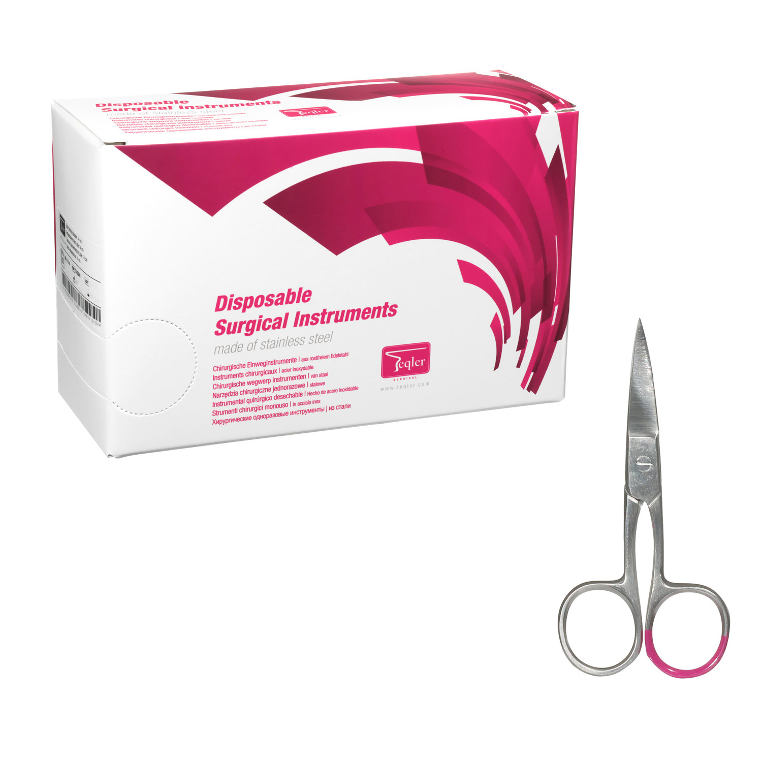 Teqler Einweg Nagelschere Standard 9 cm - 25 St.