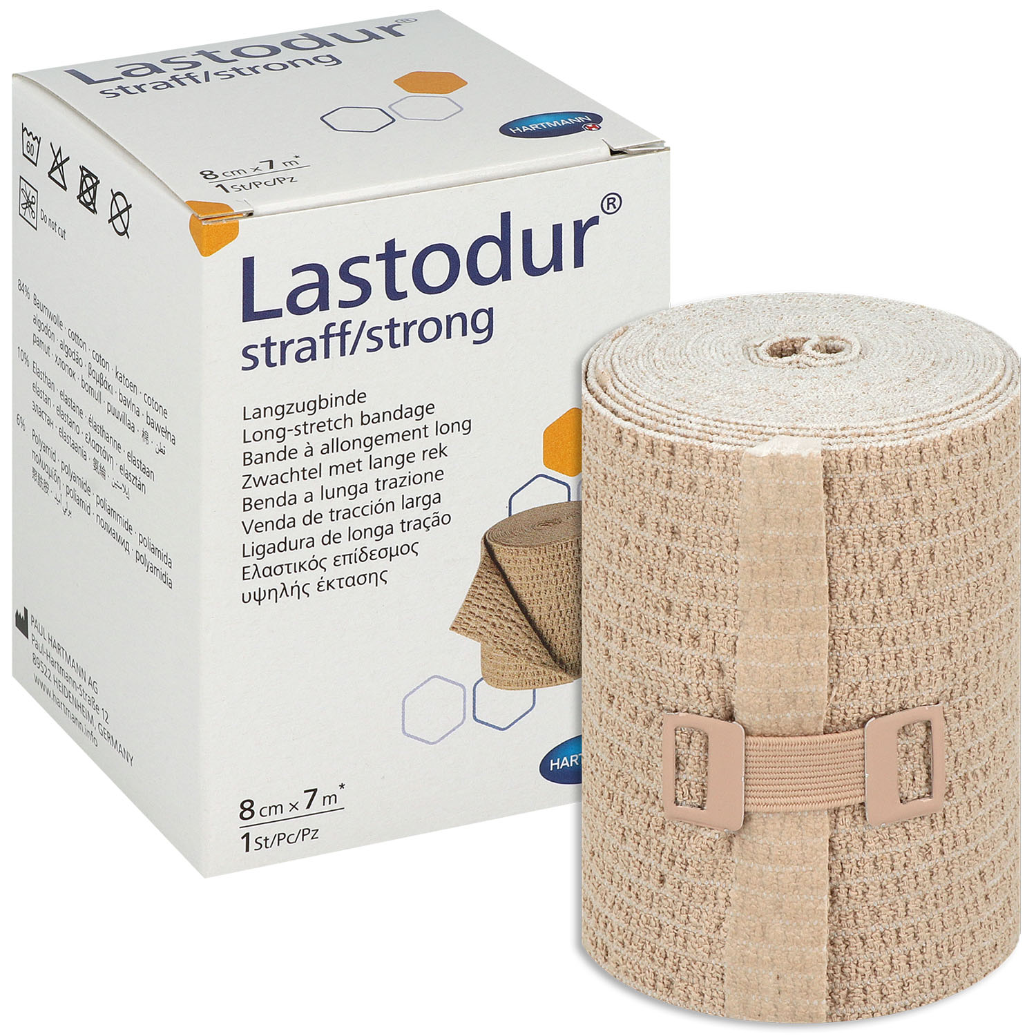 Lastodur 8 cm x 7 m - Kompressionsbinde - 1 Stück