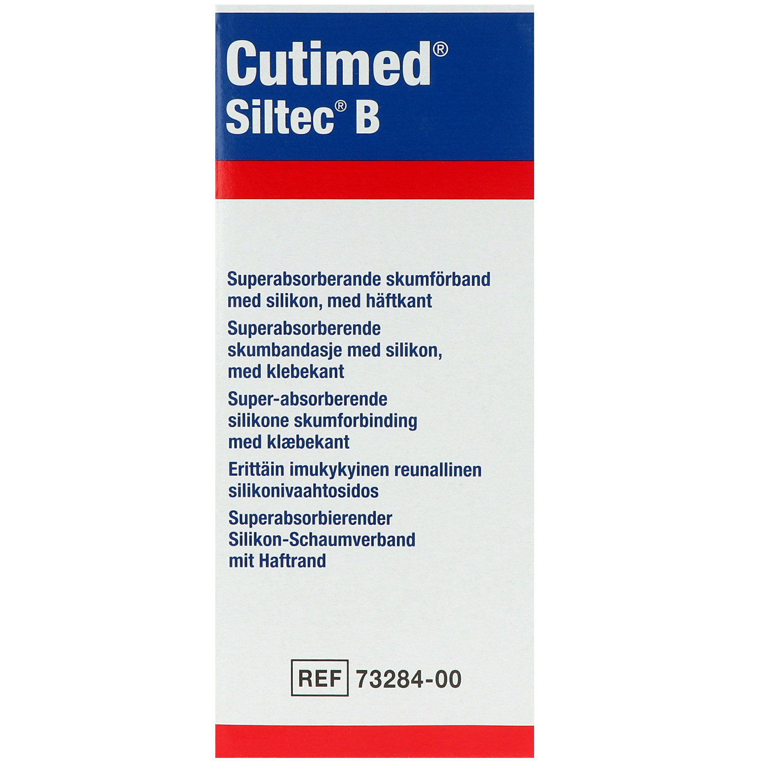 Cutimed Siltec B, hochabsorbierender Schaumverband