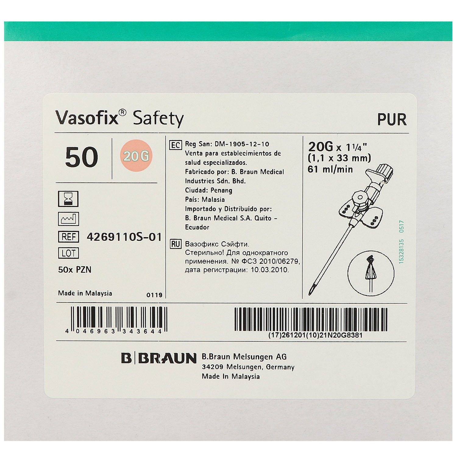 Vasofix Safety PUR Venenverweilkanülen
