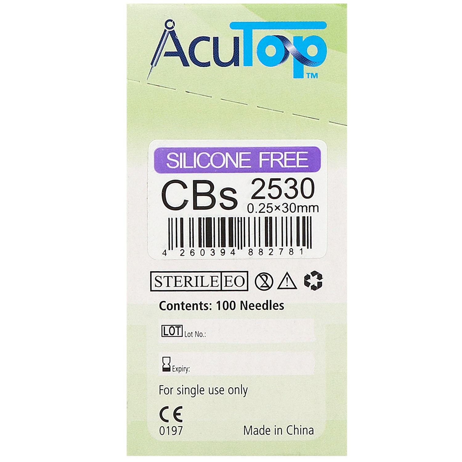 Akupunkturnadeln AcuTop CBs Type