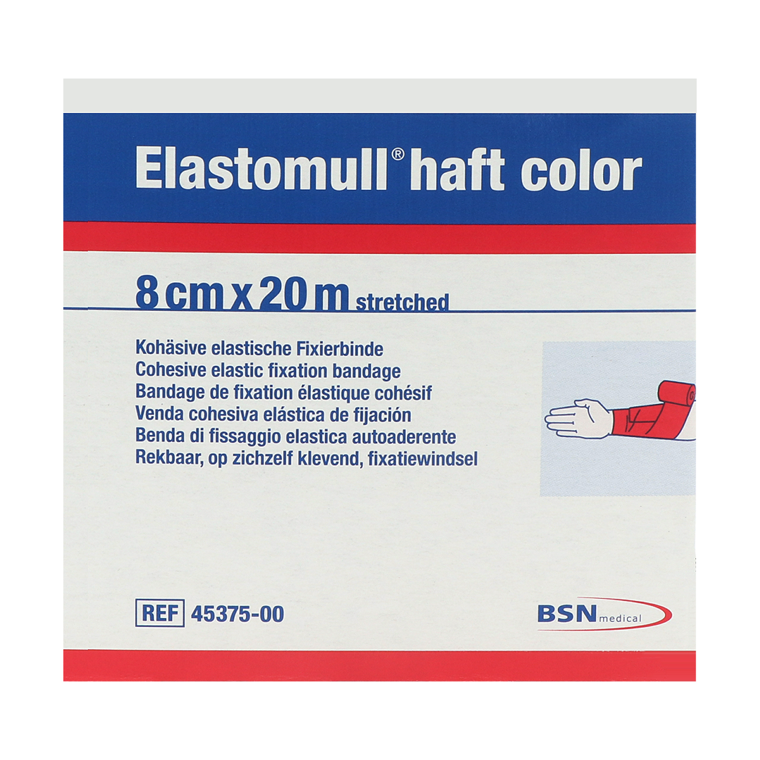 Elastomull Haft Color farbige Fixierbinde