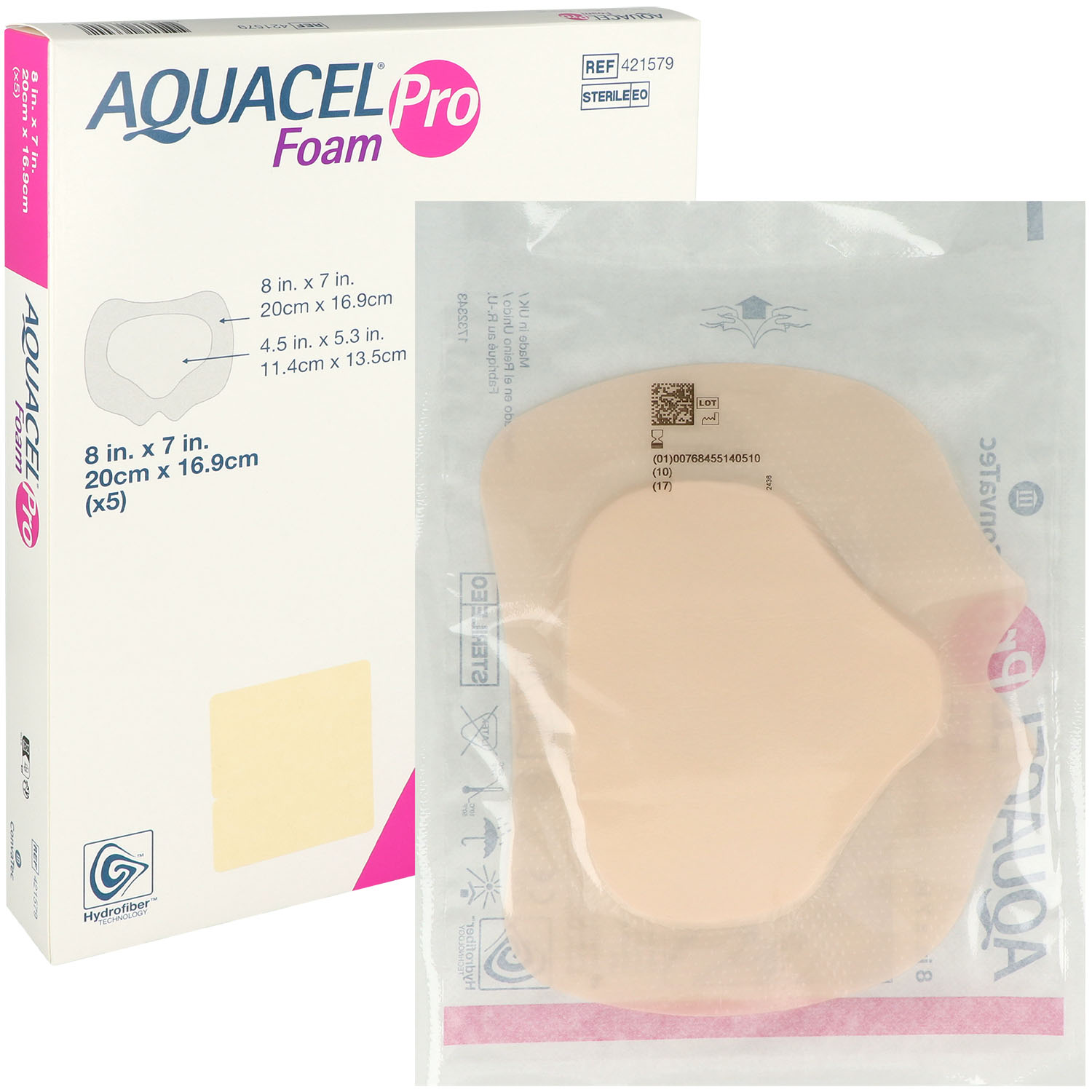 Aquacel Foam Pro Adhäsiver Silikon-Schaumverband