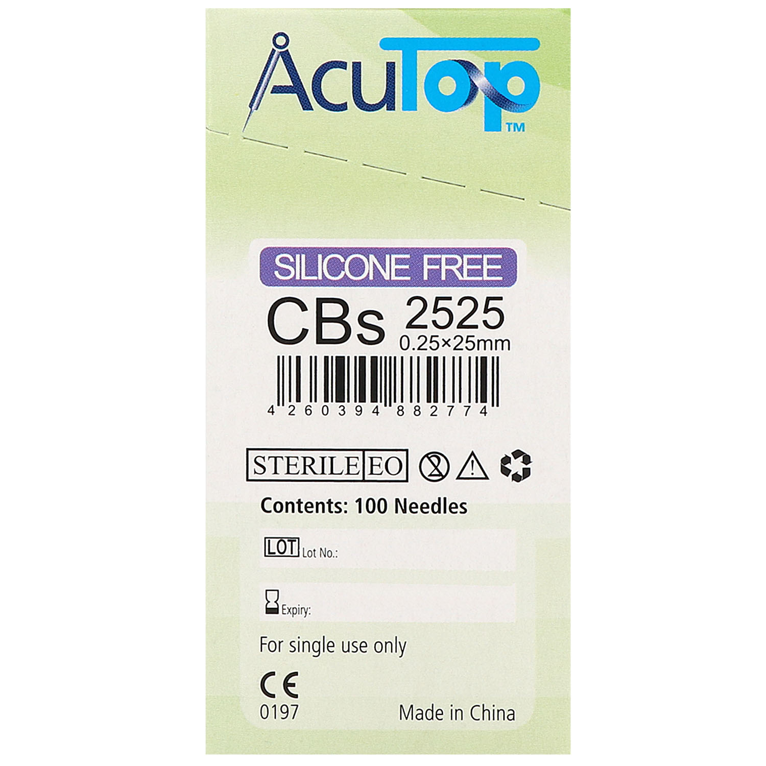 Akupunkturnadeln AcuTop CBs Type