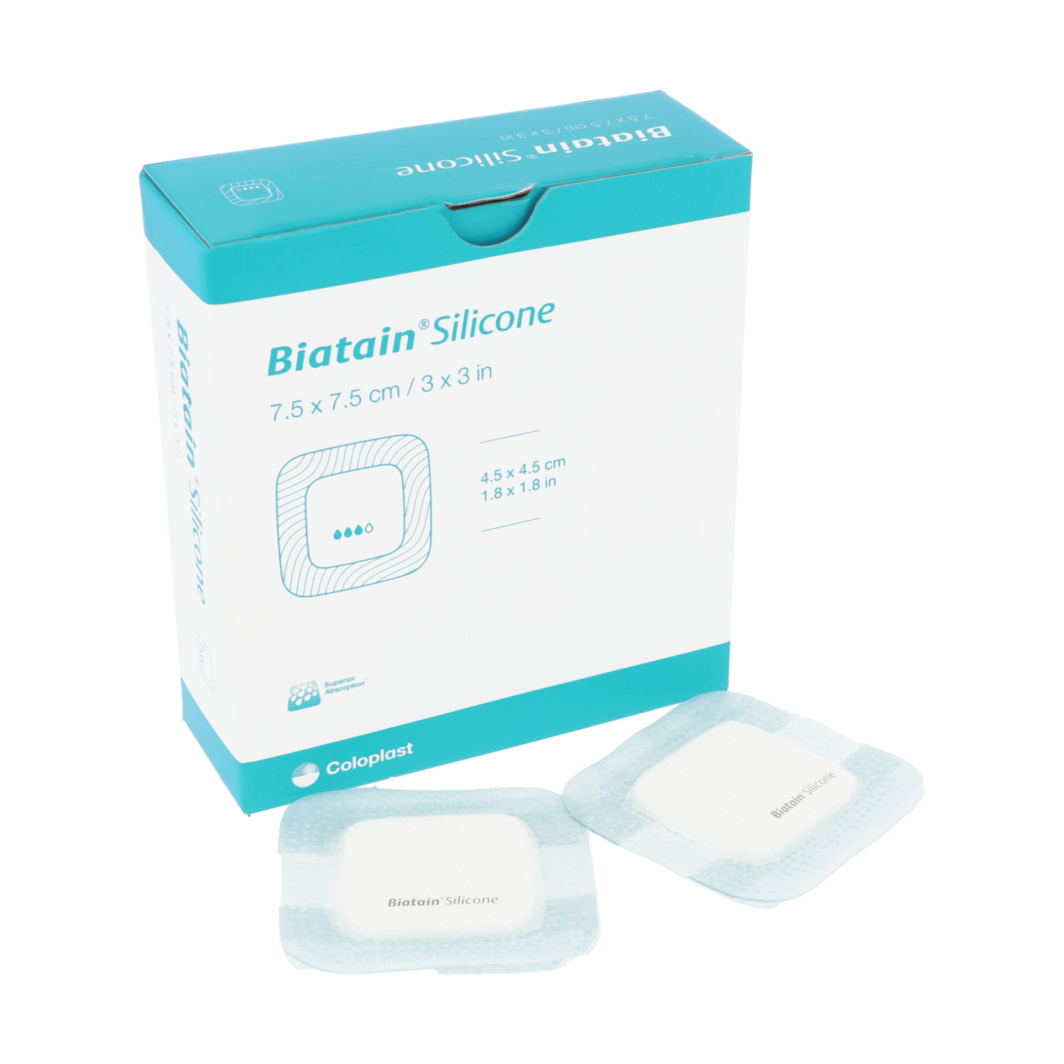 Biatain Silicone 7,5 x 7,5 cm (10 St.)