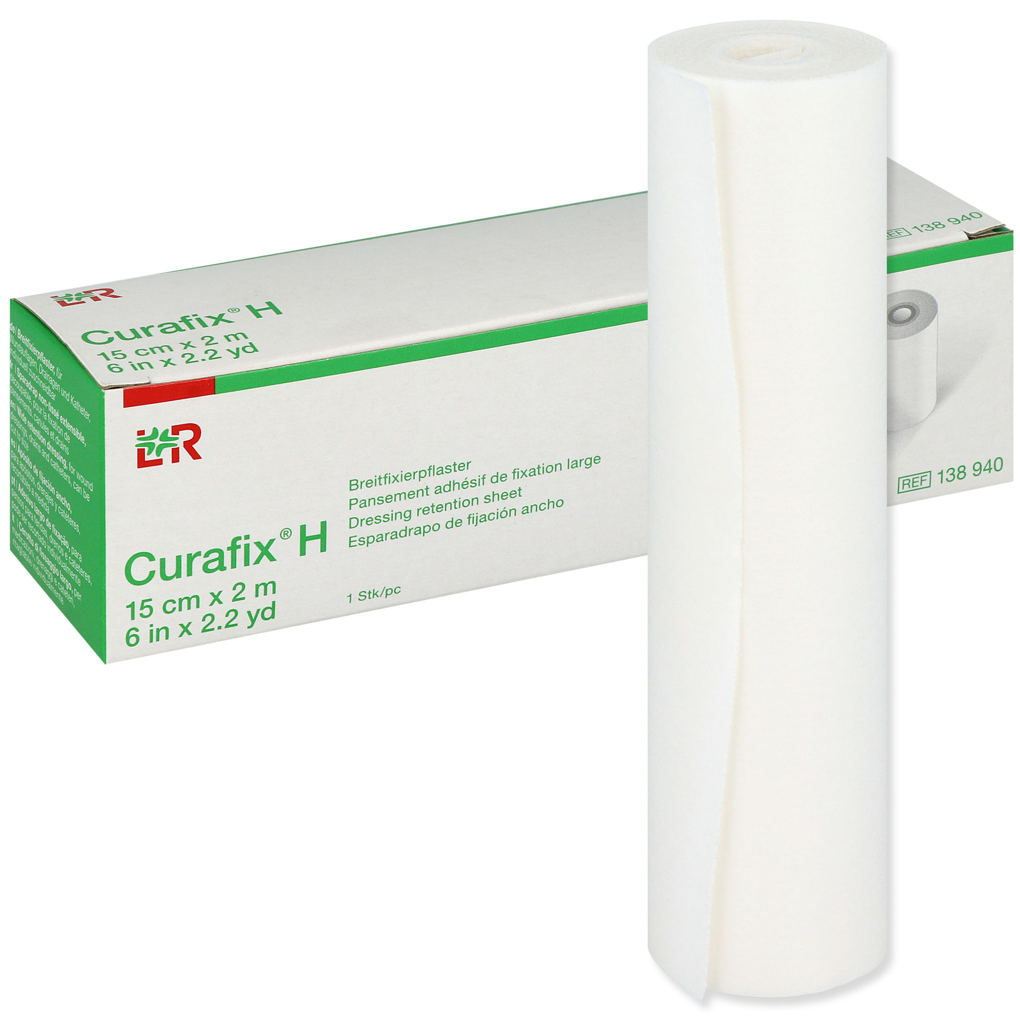 Curafix H Fixierpflaster 15 cm x 2 m - 1 St.