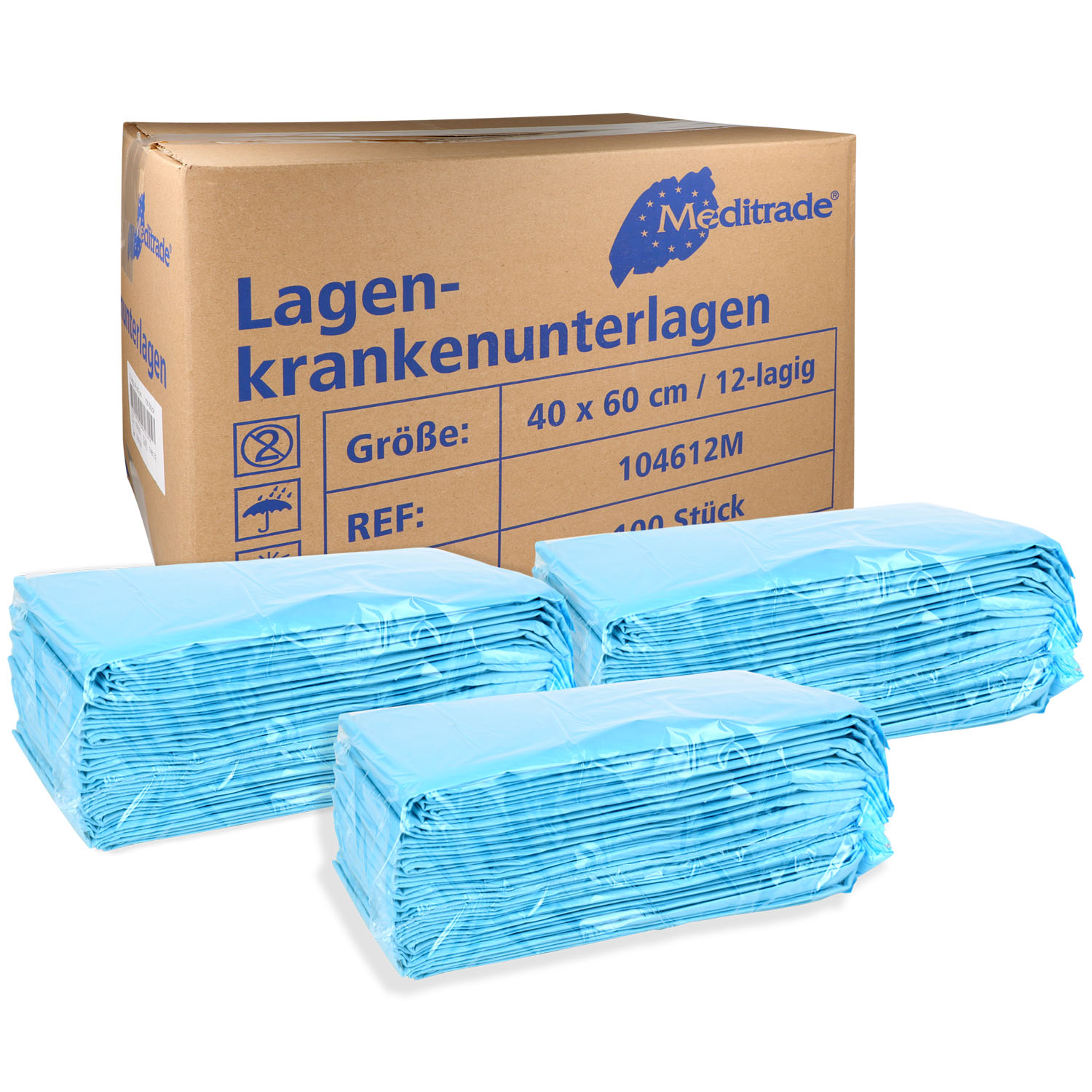 Krankenunterlage 40 x 60 cm - 12 lagig - 100 St.