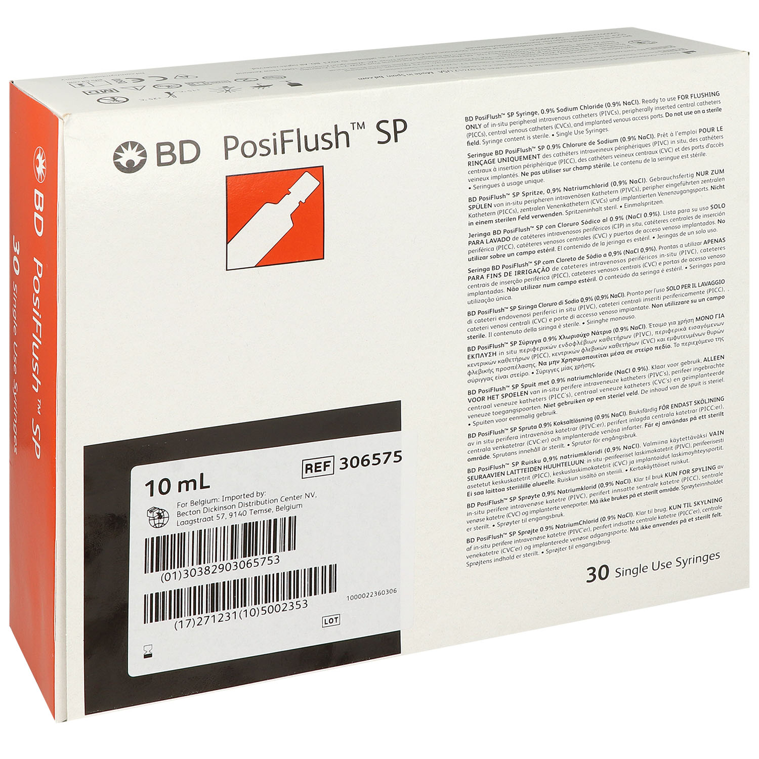 BD PosiFlush SP Spülsystem Fertigspritzen NaCl 0,9 %