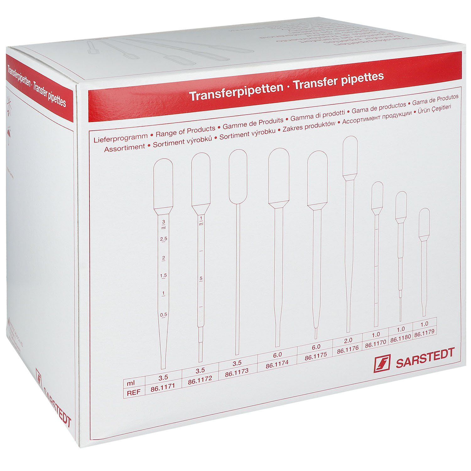 Transferpipette 3,5 ml, LD-PE transparent