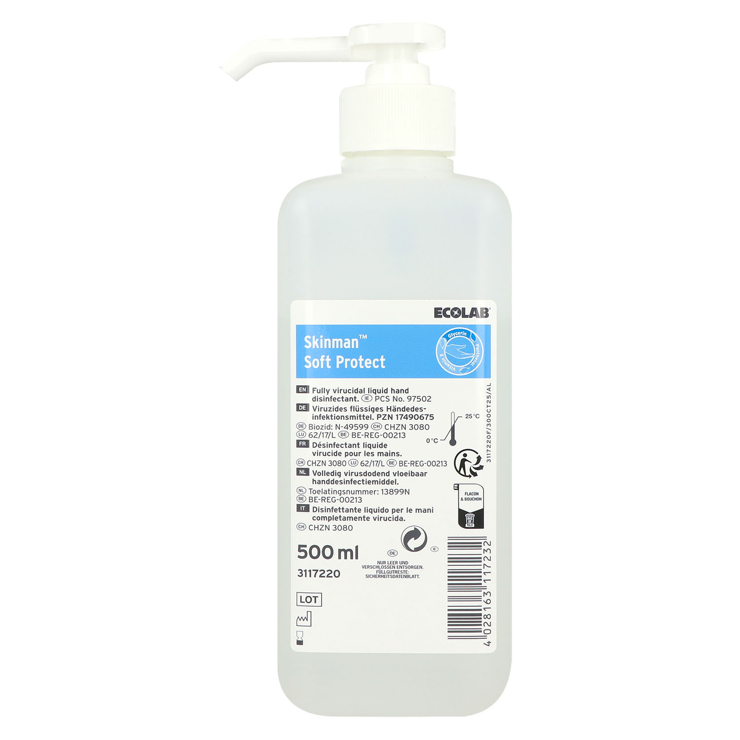 Skinman Soft Protect Händedesinfektion