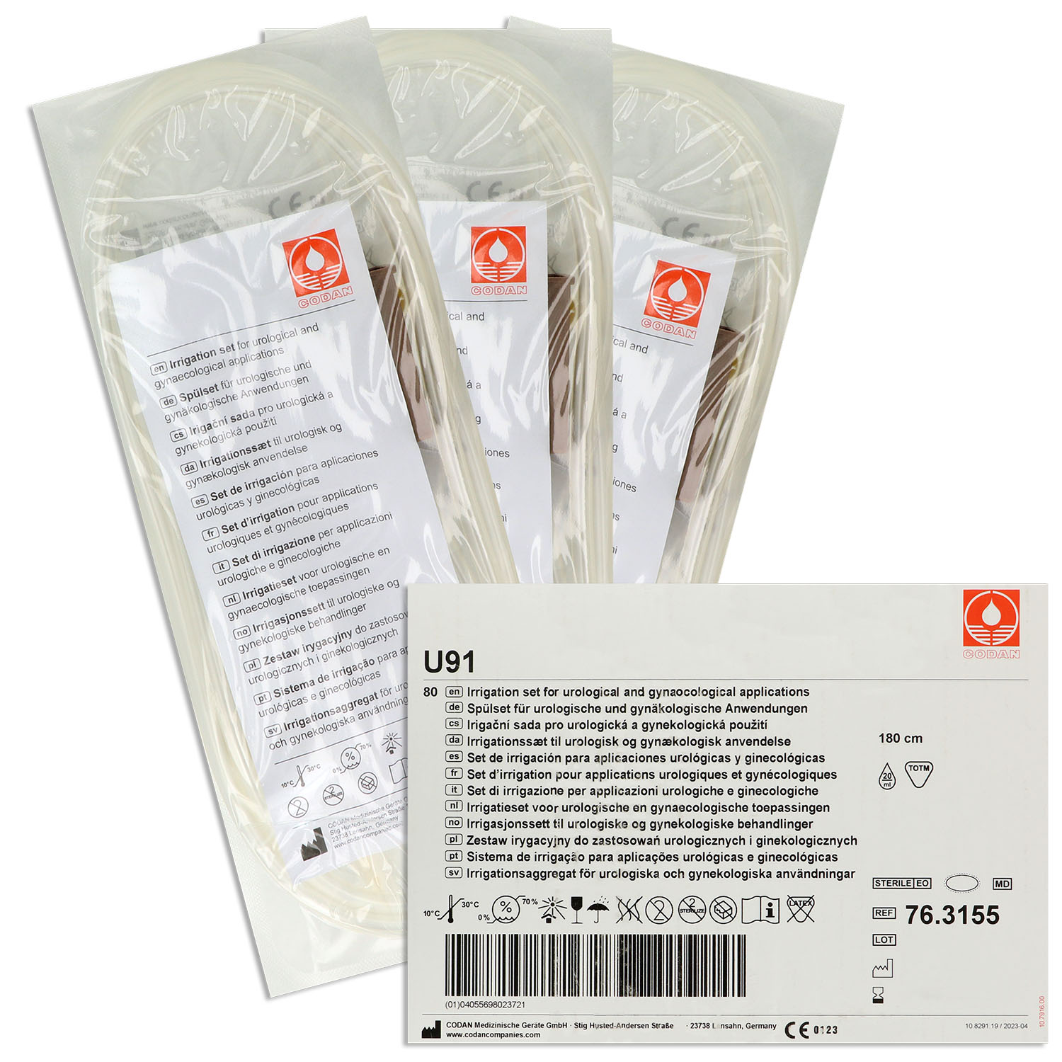 Urologisches Überleitgerät U91-IS PVC - 80 St.