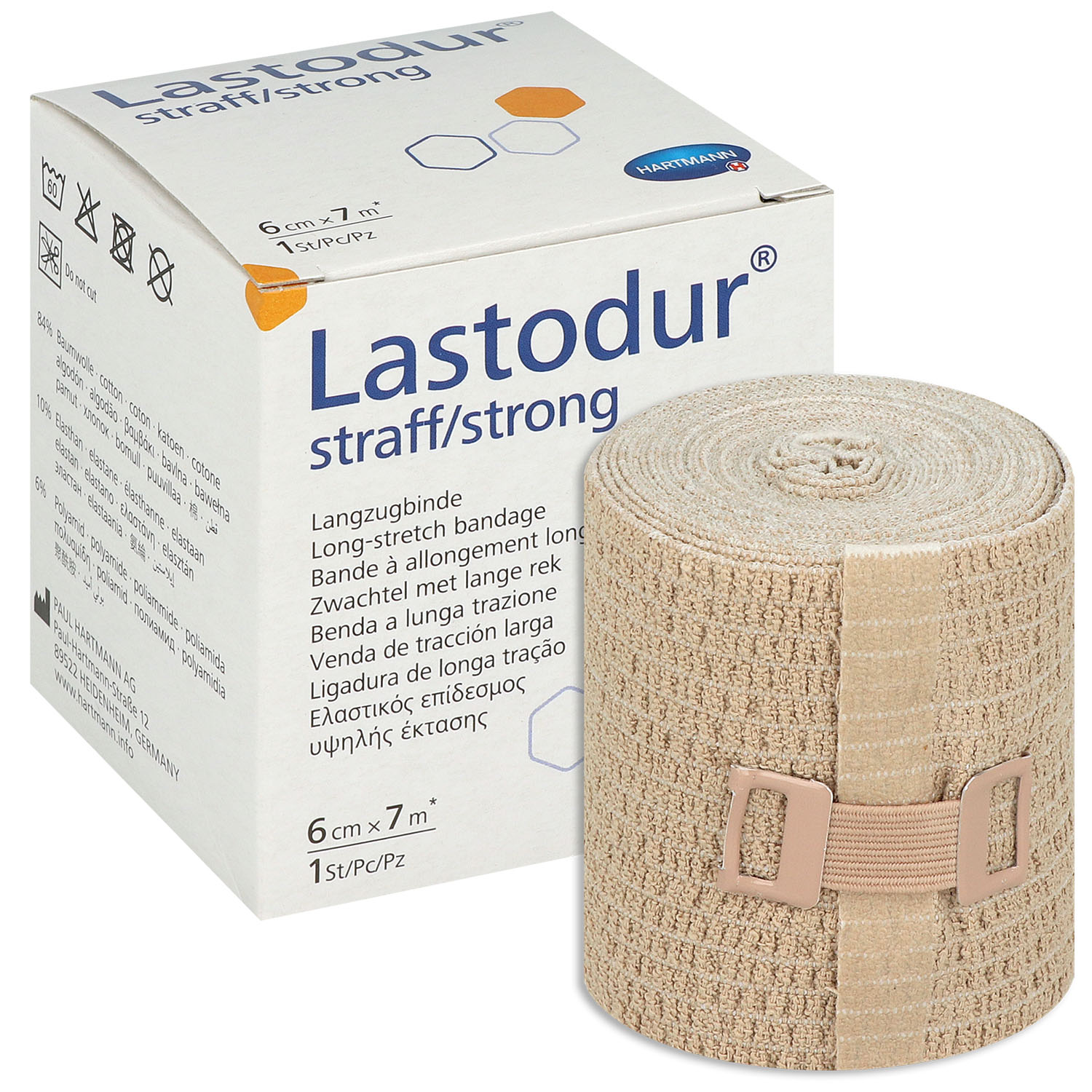 Lastodur 6 cm x 7 m - Kompressionsbinde - 1 Stück