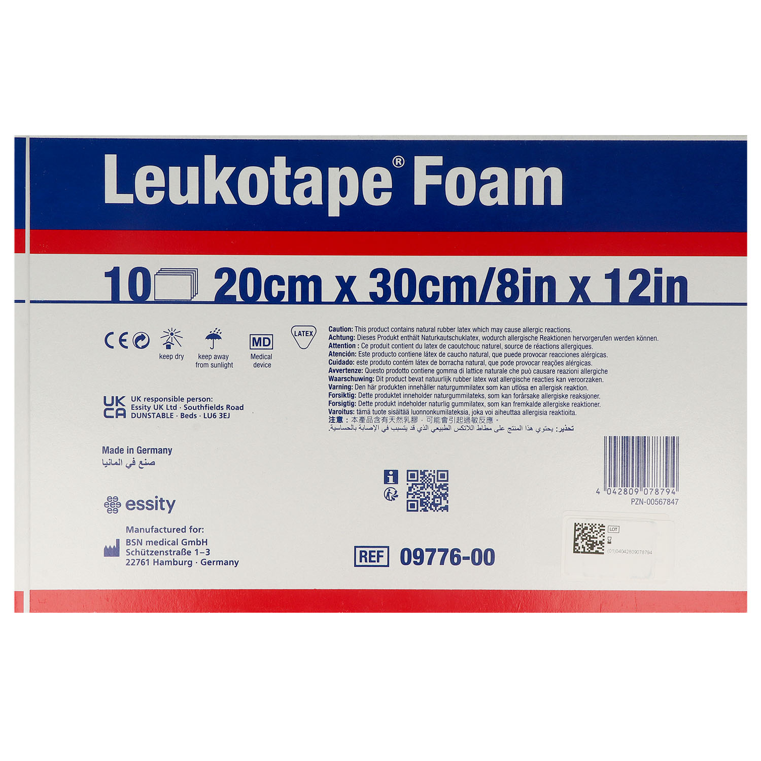 Leukotape Foam Polstermaterial