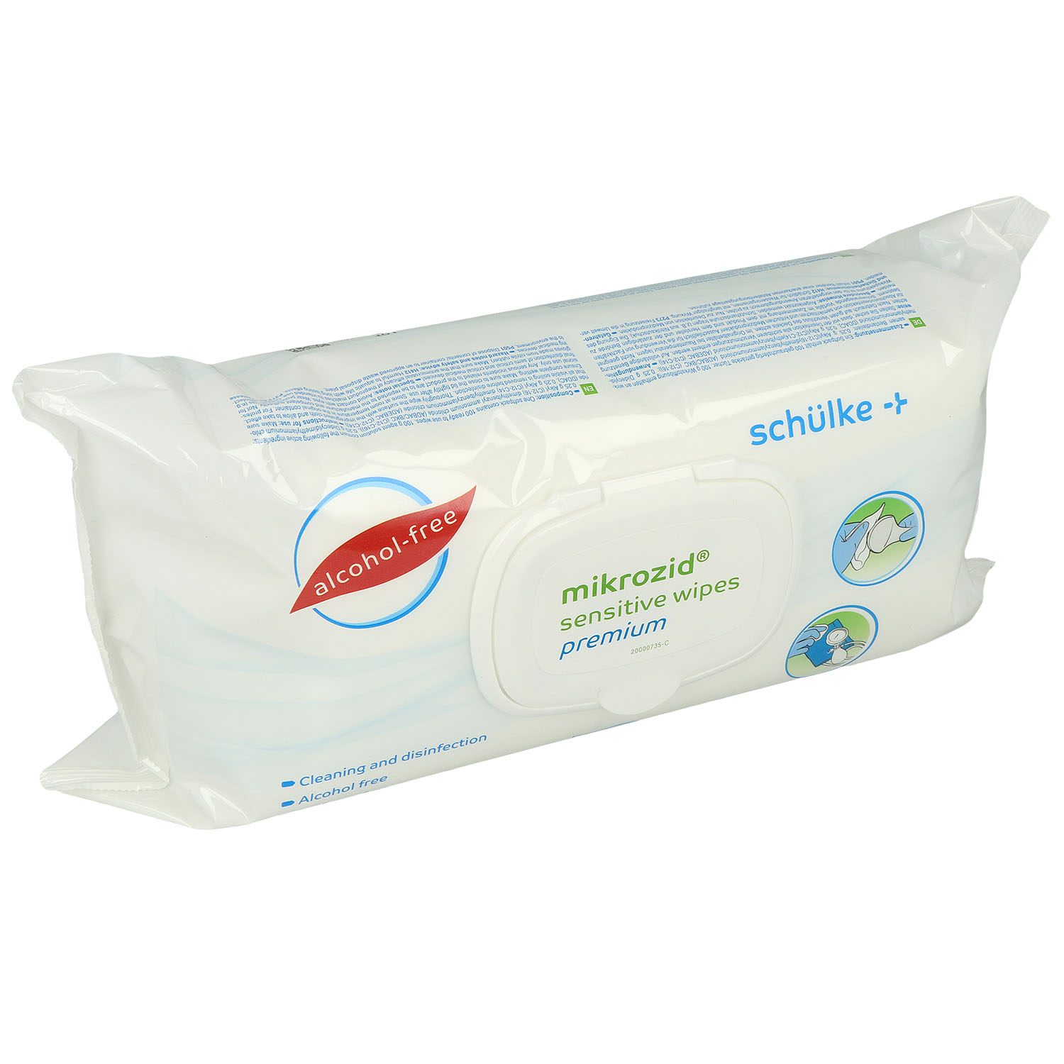 mikrozid sensitive wipes premium Desinfektionstücher 100 St.