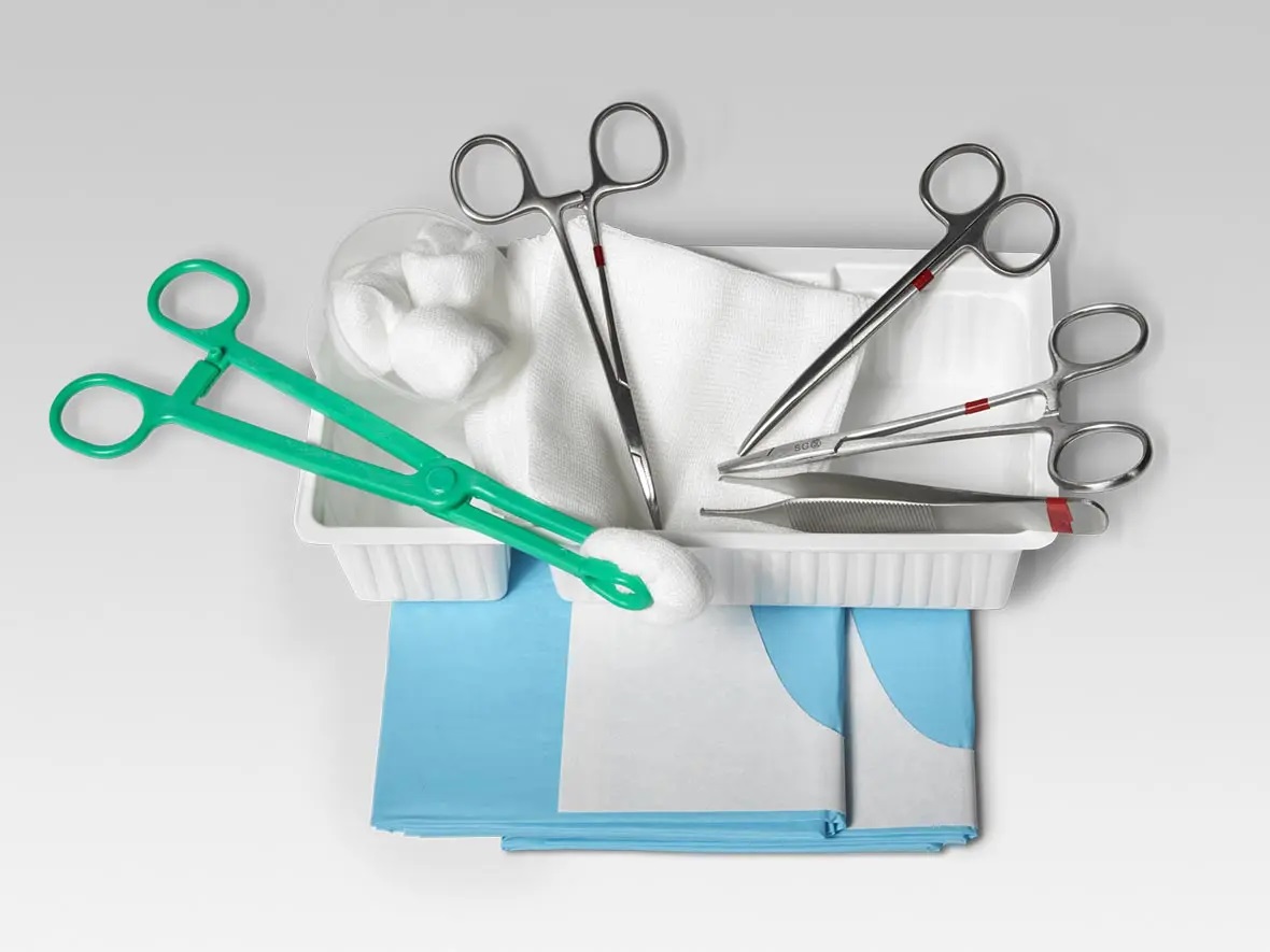 Fuhrmann Wundversorgungs-Set fein, steril - 10 Sets