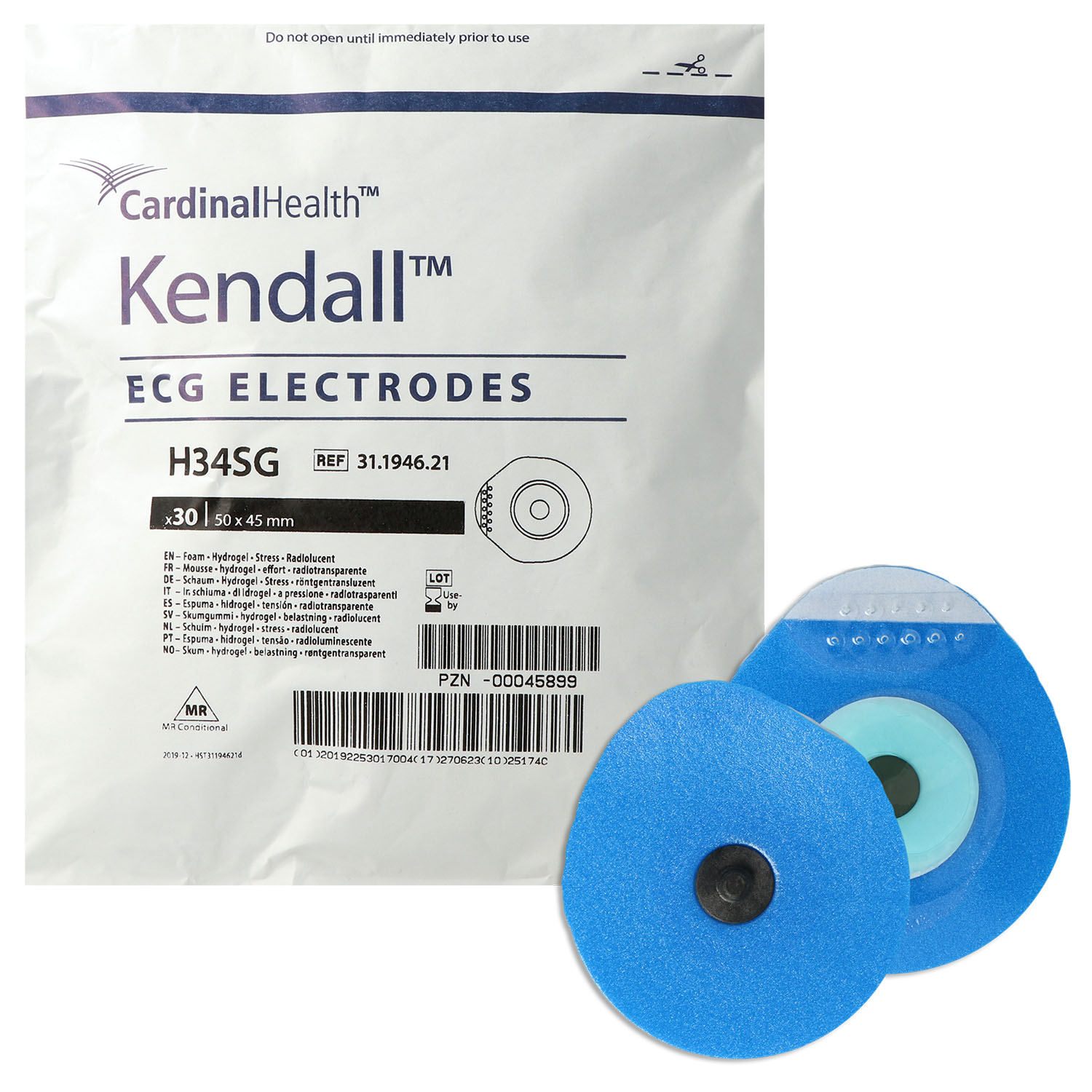 Kendall Einmal-Elektroden mit Hydrogel aus mikroporösem Vliesstoff