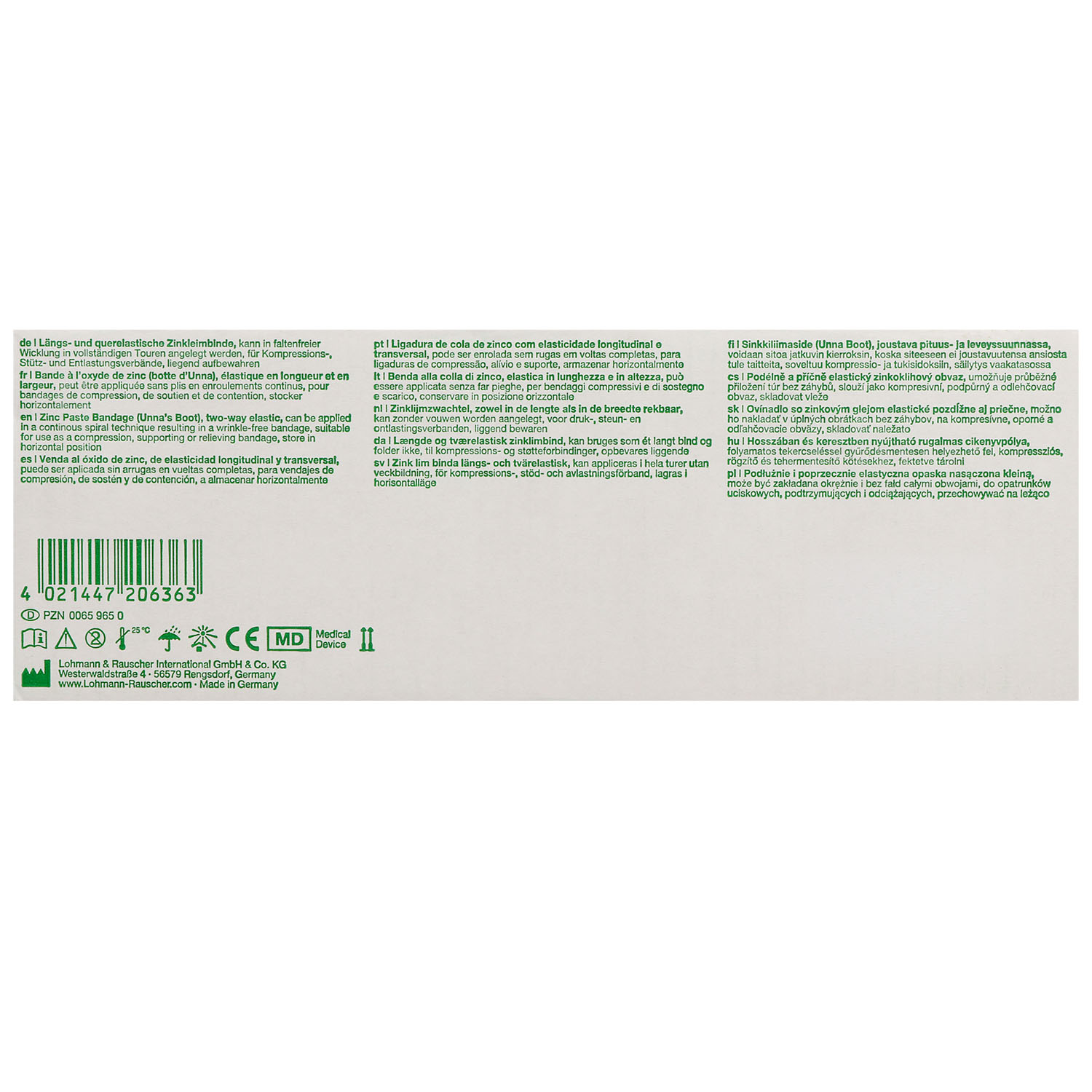 VARICEX S Zinkleimbinde von Lohmann & Rauscher