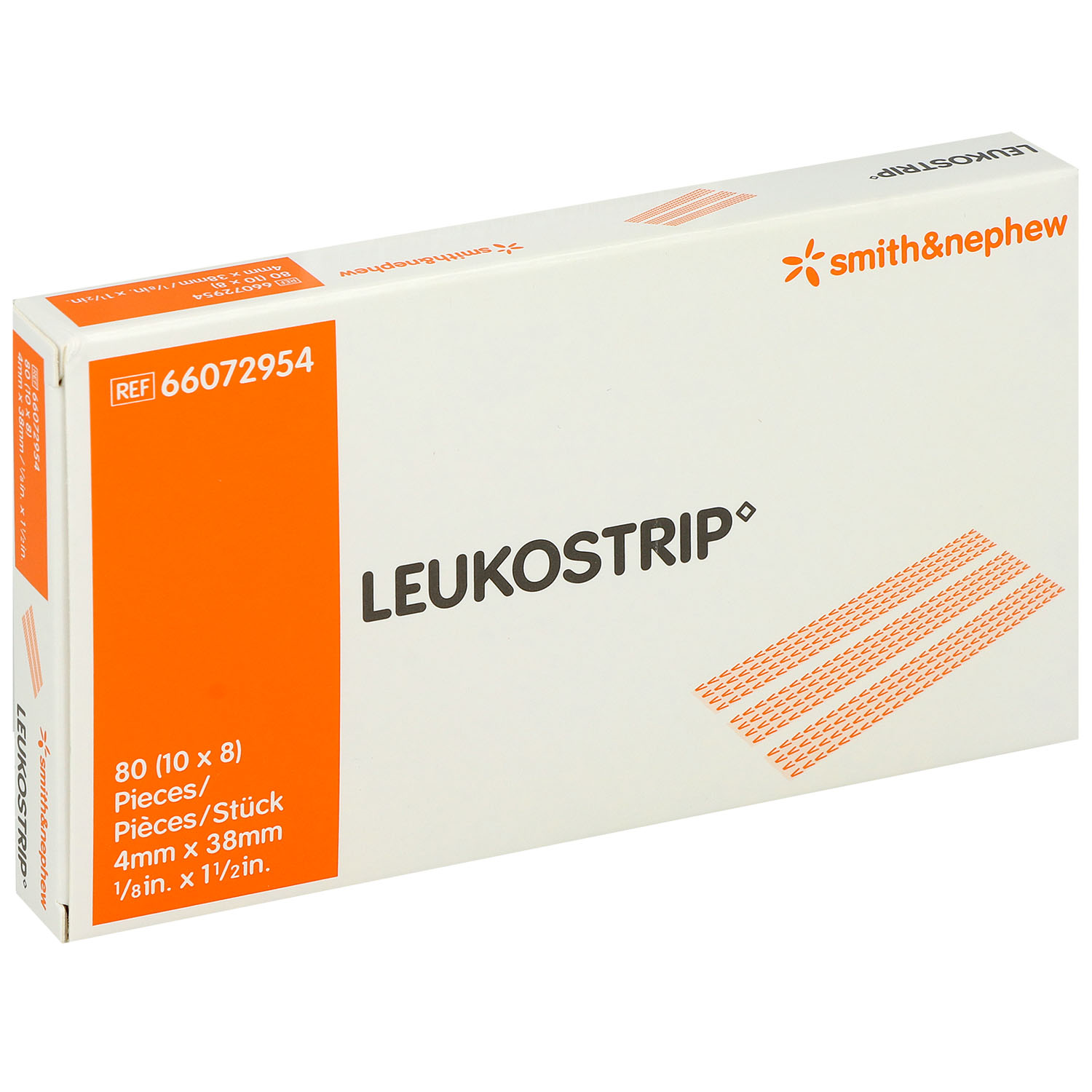 LEUKOSTRIP Wundnahtstreifen steril 4 x 38 mm - 10 x 8 St.