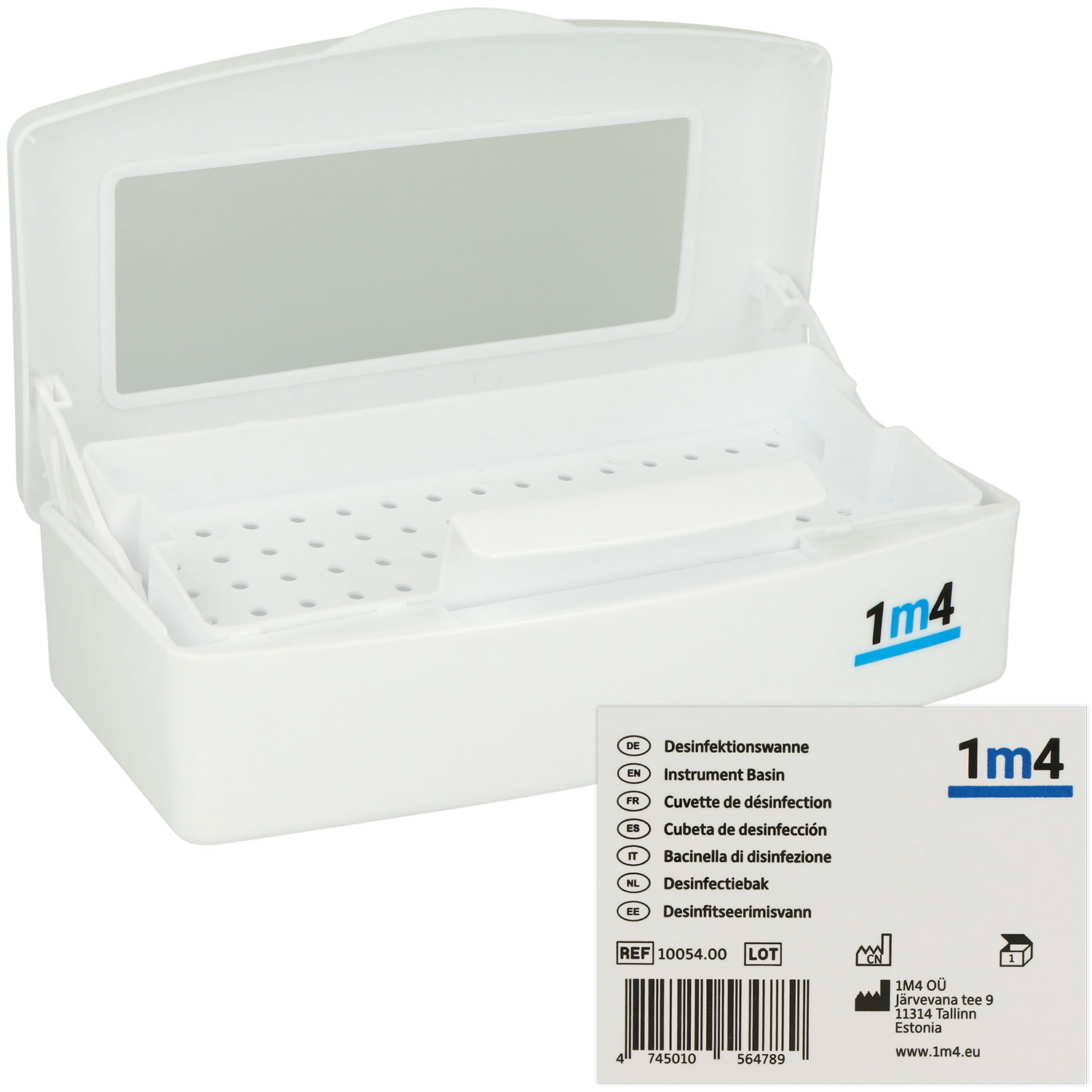 1m4 Desinfektionswanne mit Siebeinsatz