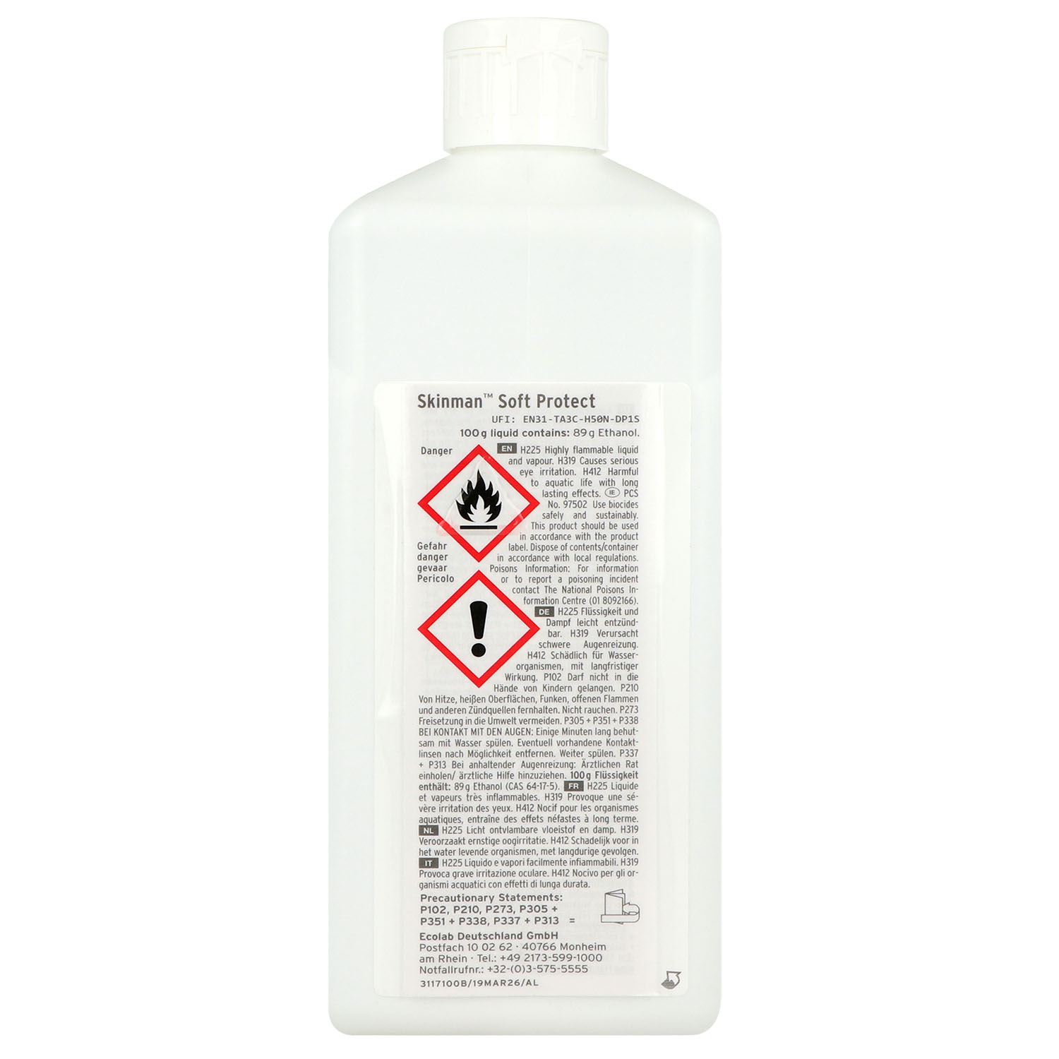 Skinman Soft Protect Händedesinfektion