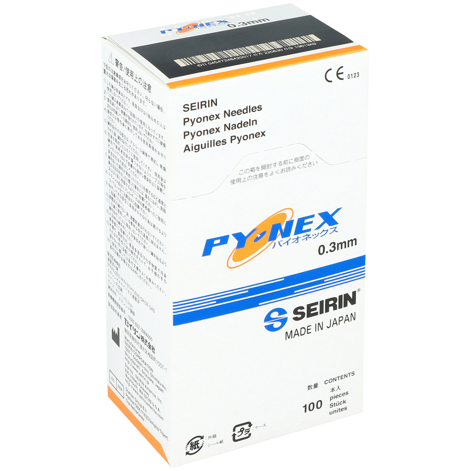 Seirin New Pyonex Akupunkturnadel, Langzeitnadel