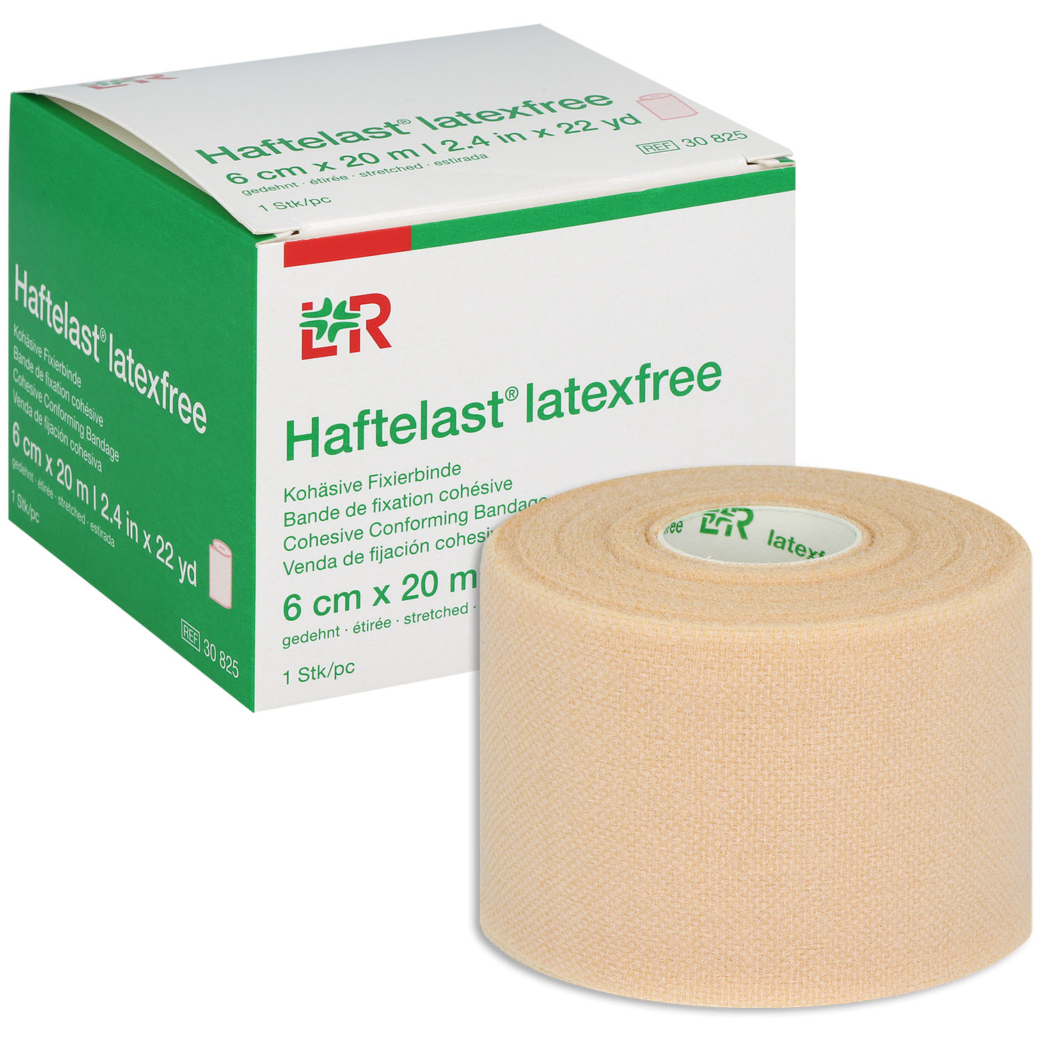 HAFTELAST Fixierbinde 6 cm x 20 m