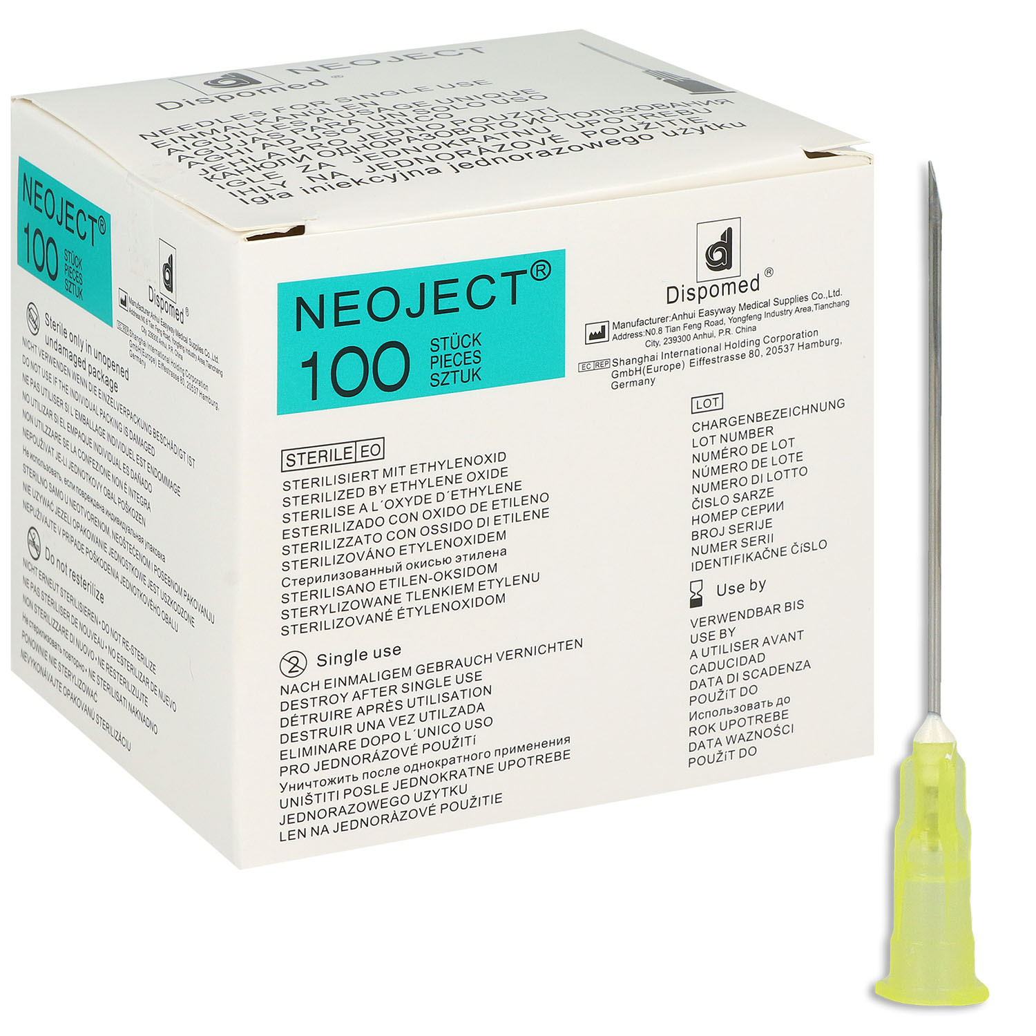 Neoject Einmalkanülen Standard Nr.1 - 0.9 x 40 mm - 100 St.