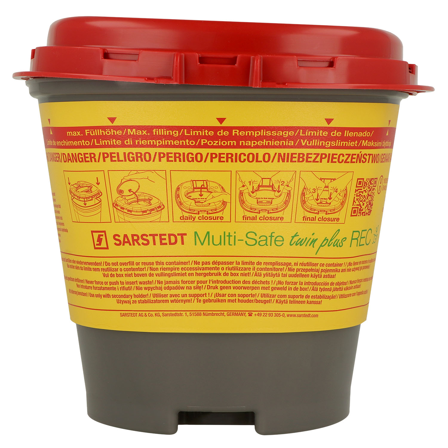 Multi-Safe Twin Plus REC Entsorgungsbehälter