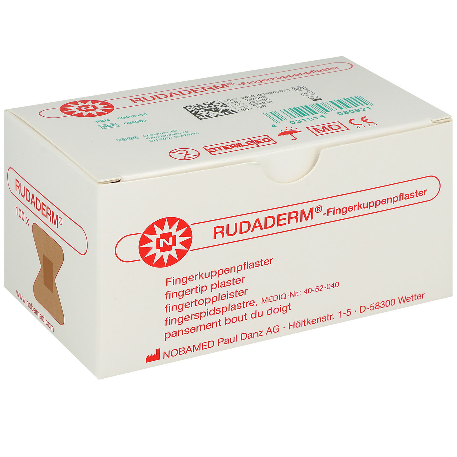 Rudaderm Fingerkuppenpflaster