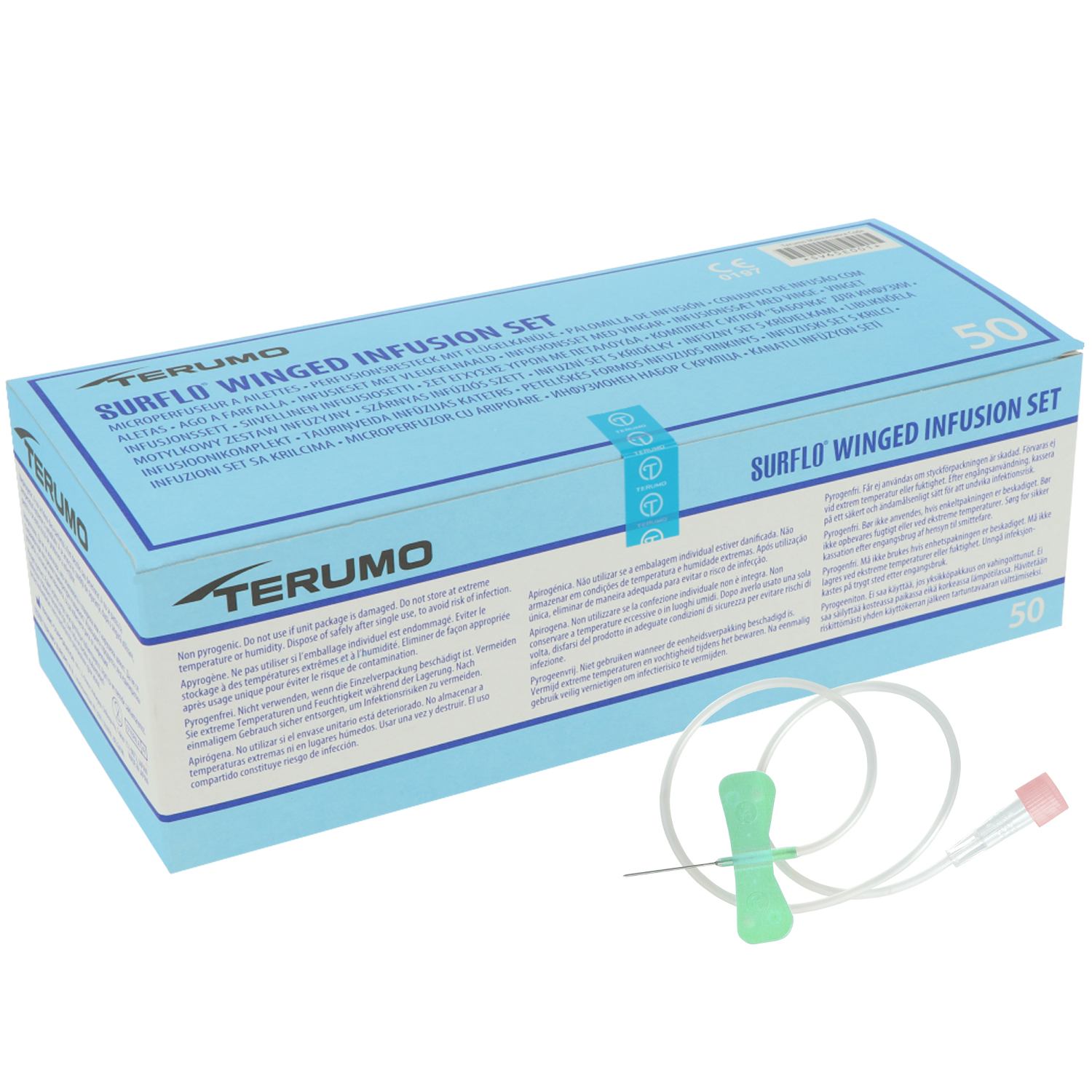 Surflo Perfusionsbesteck, 30 cm Schlauch, Luer-Lock