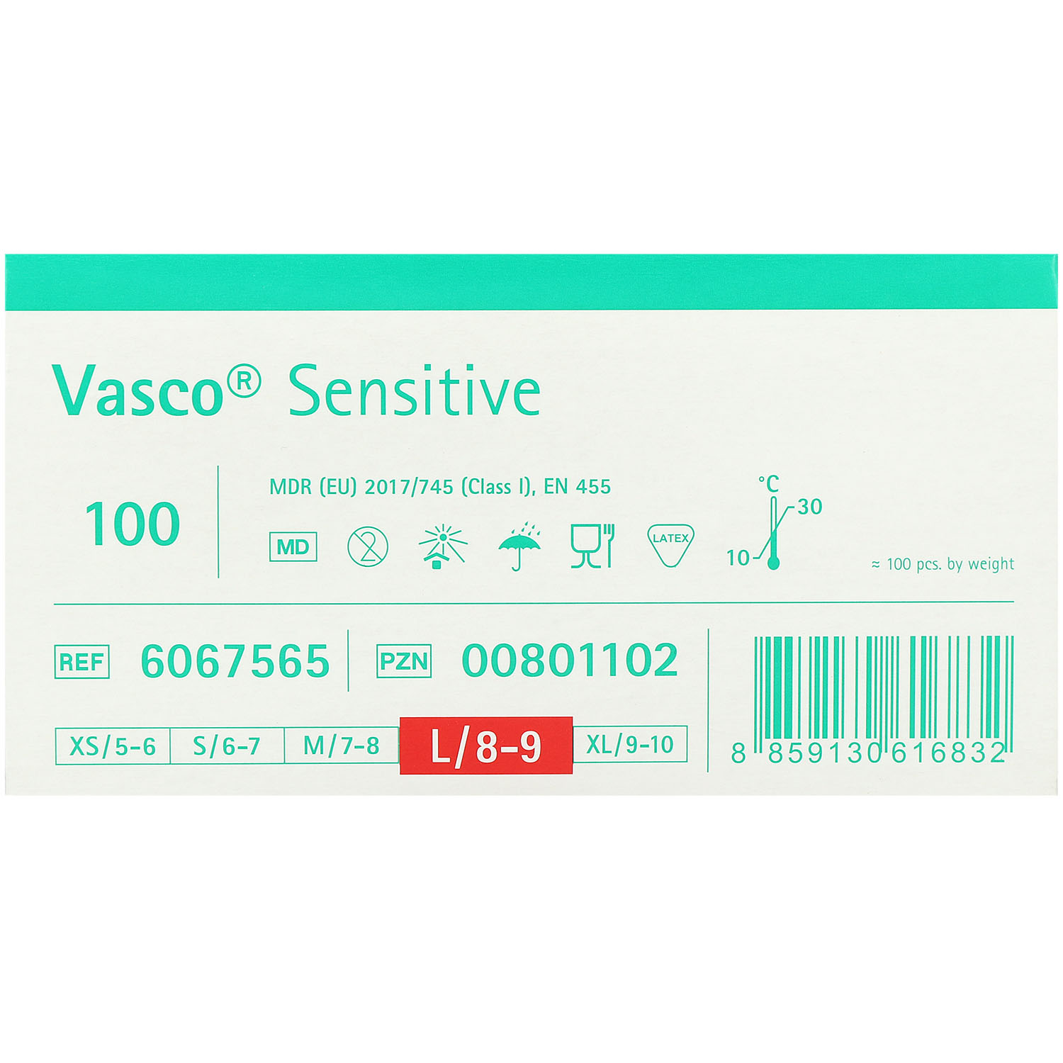 VASCO sensitive Untersuchungshandschuhe aus Latex