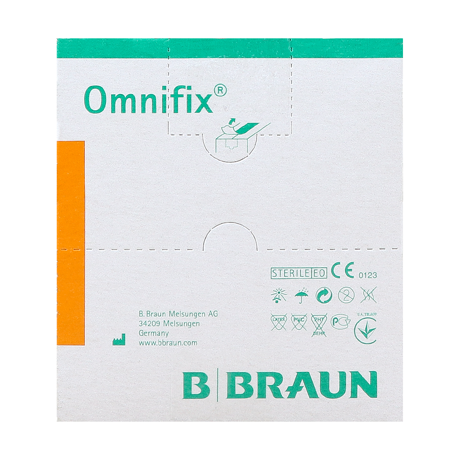 Omnifix Solo, Einmalspritzen mit zentrischem Luer-Lock-Ansatz