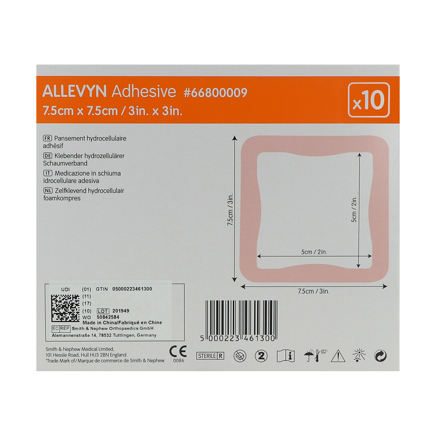 ALLEVYN Adhesive Schaumverband haftend