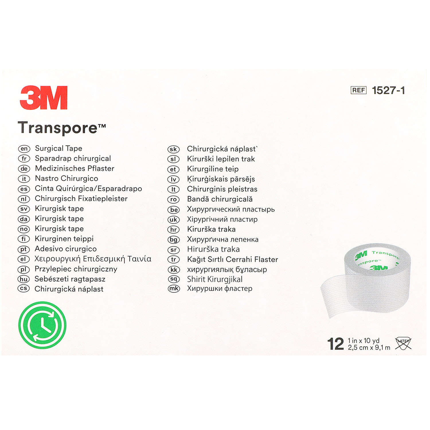 3M Transpore Fixierpflaster transparent