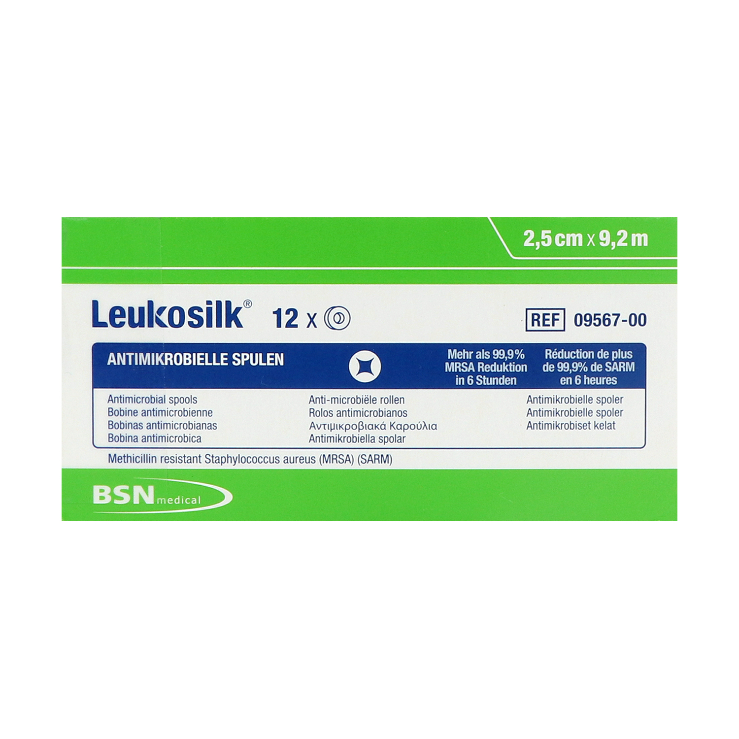 Leukosilk Fixierpflaster, Rollenpflaster