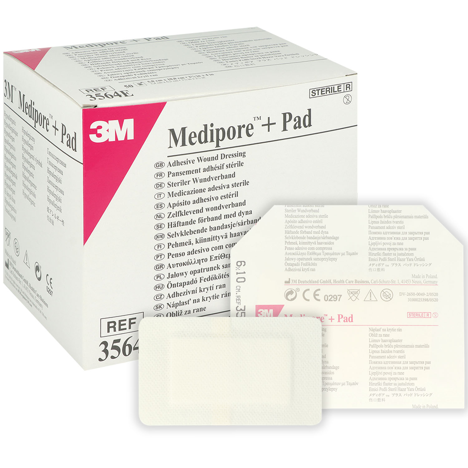 Medipore Plus Pad 6 x 10 cm - 50 St.
