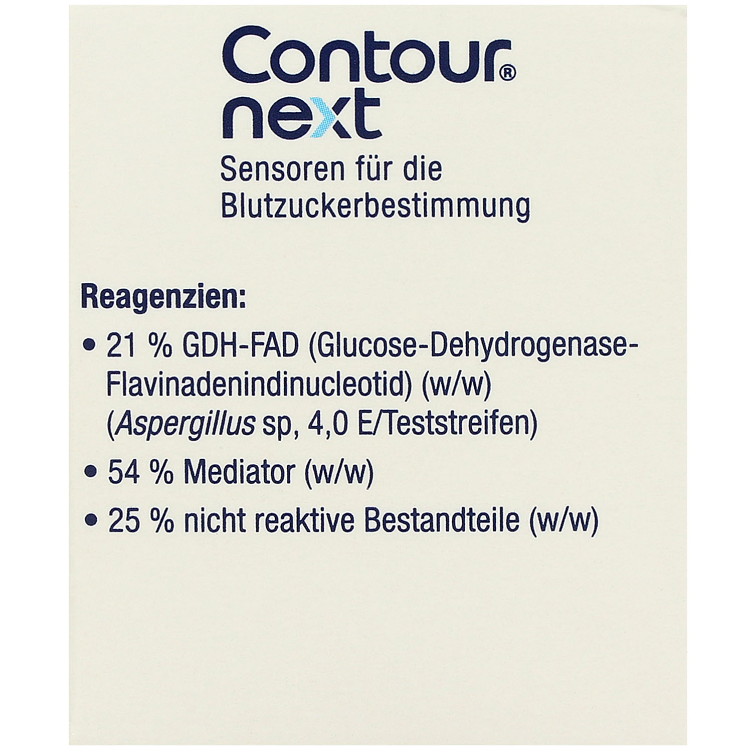 Contour Next Sensoren/Teststreifen