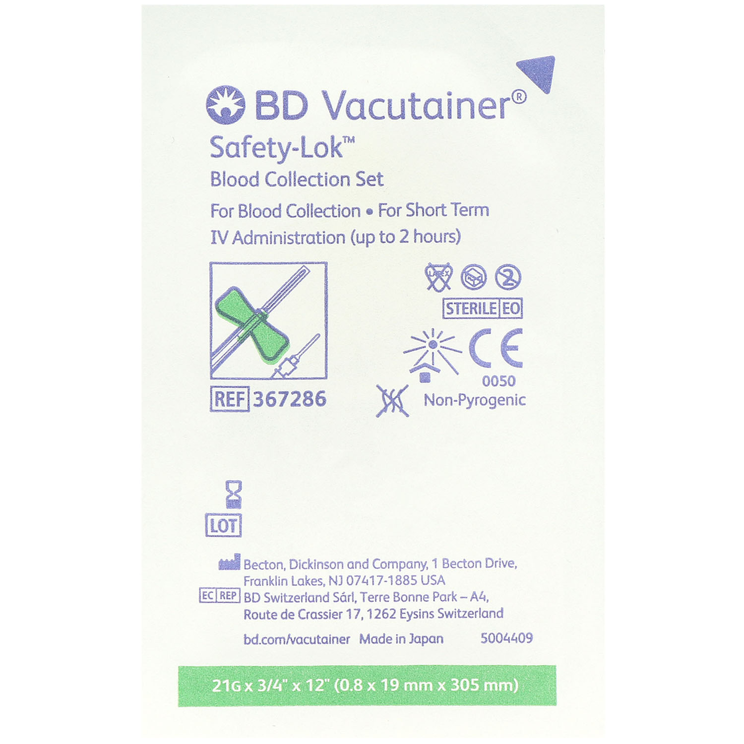 BD Vacutainer Safety-Lok Blutentnahmeset
