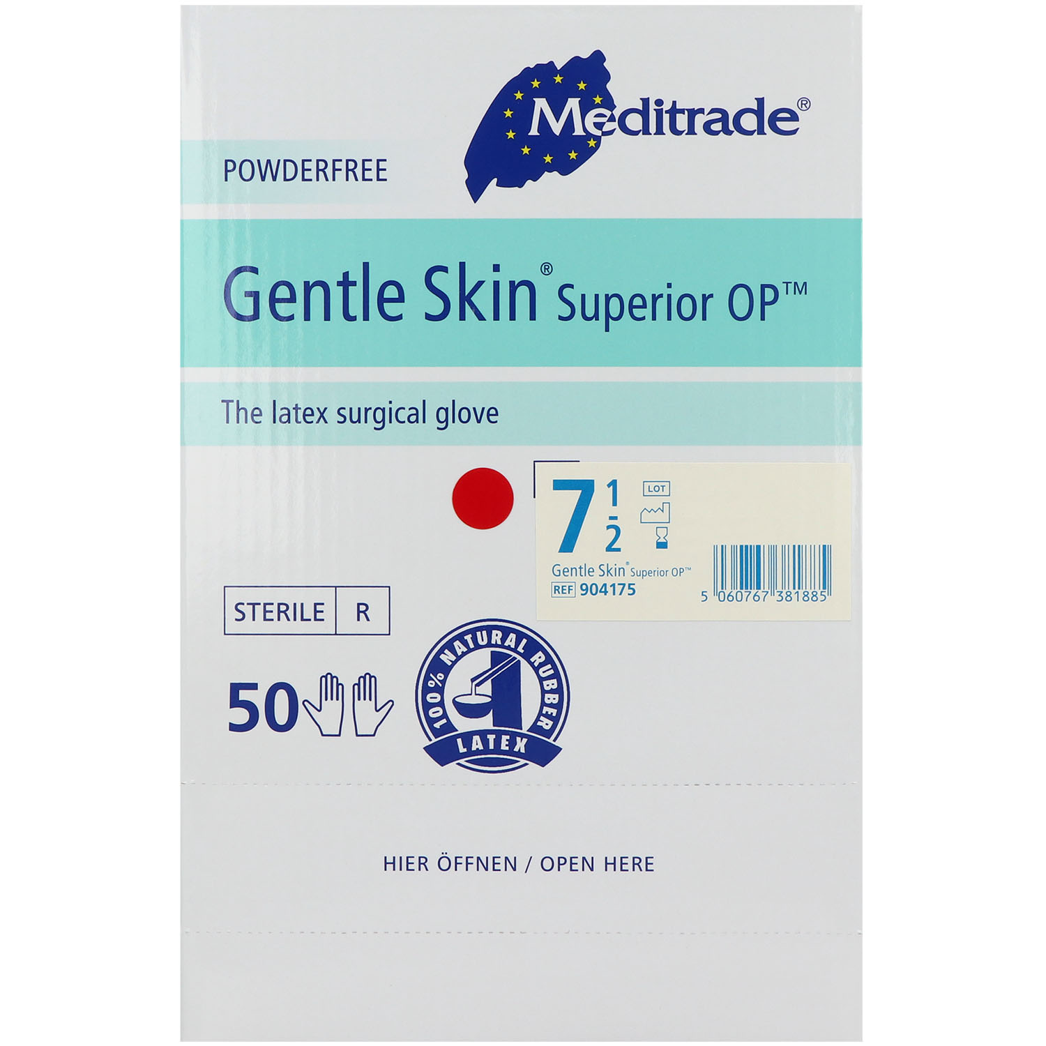 Gentle Skin Superior OP-Handschuhe Latex, puderfrei, steril