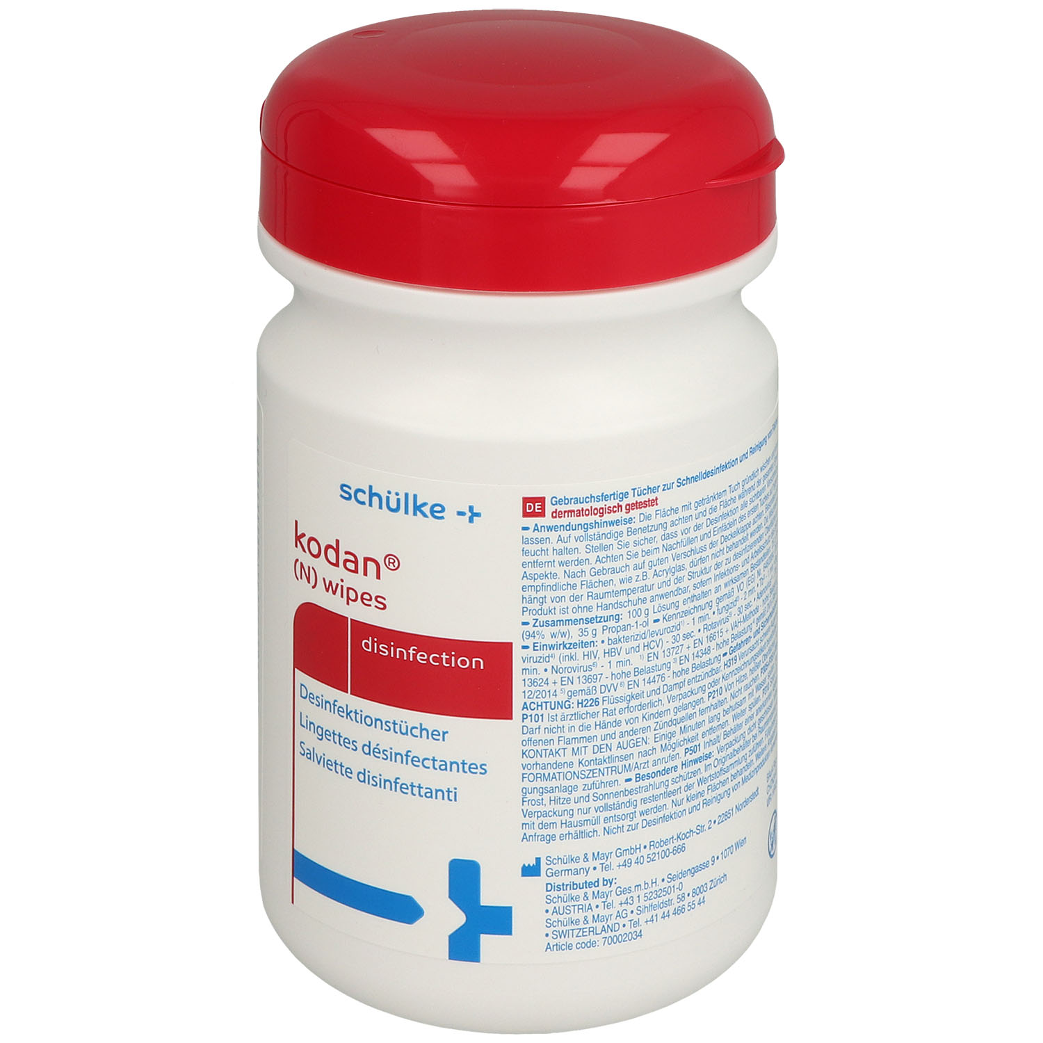 KODAN N wipes Flächendesinfektionstücher Spenderdose - 90 St.