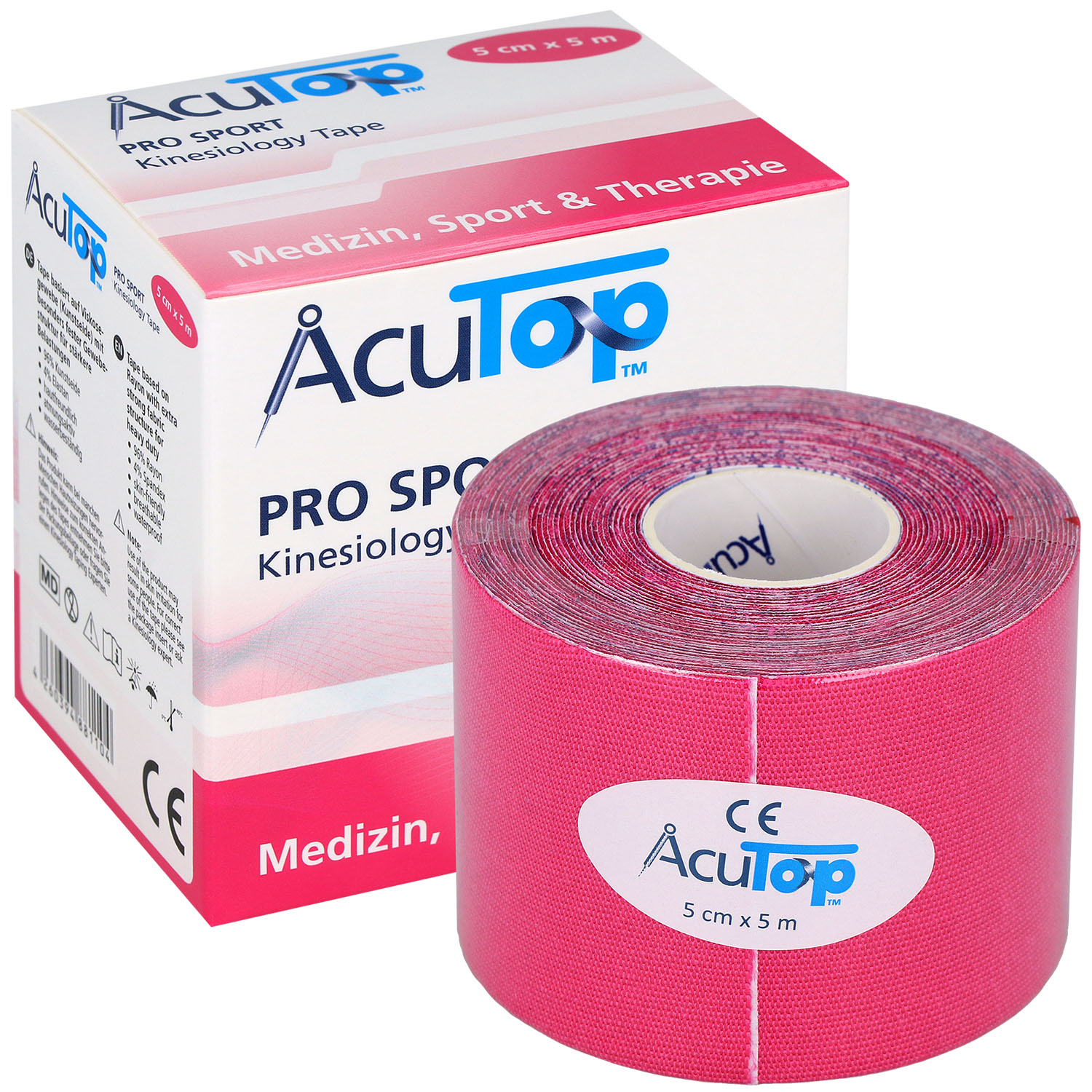 AcuTop Pro Sport Tape 5 cm x 5 m - pink