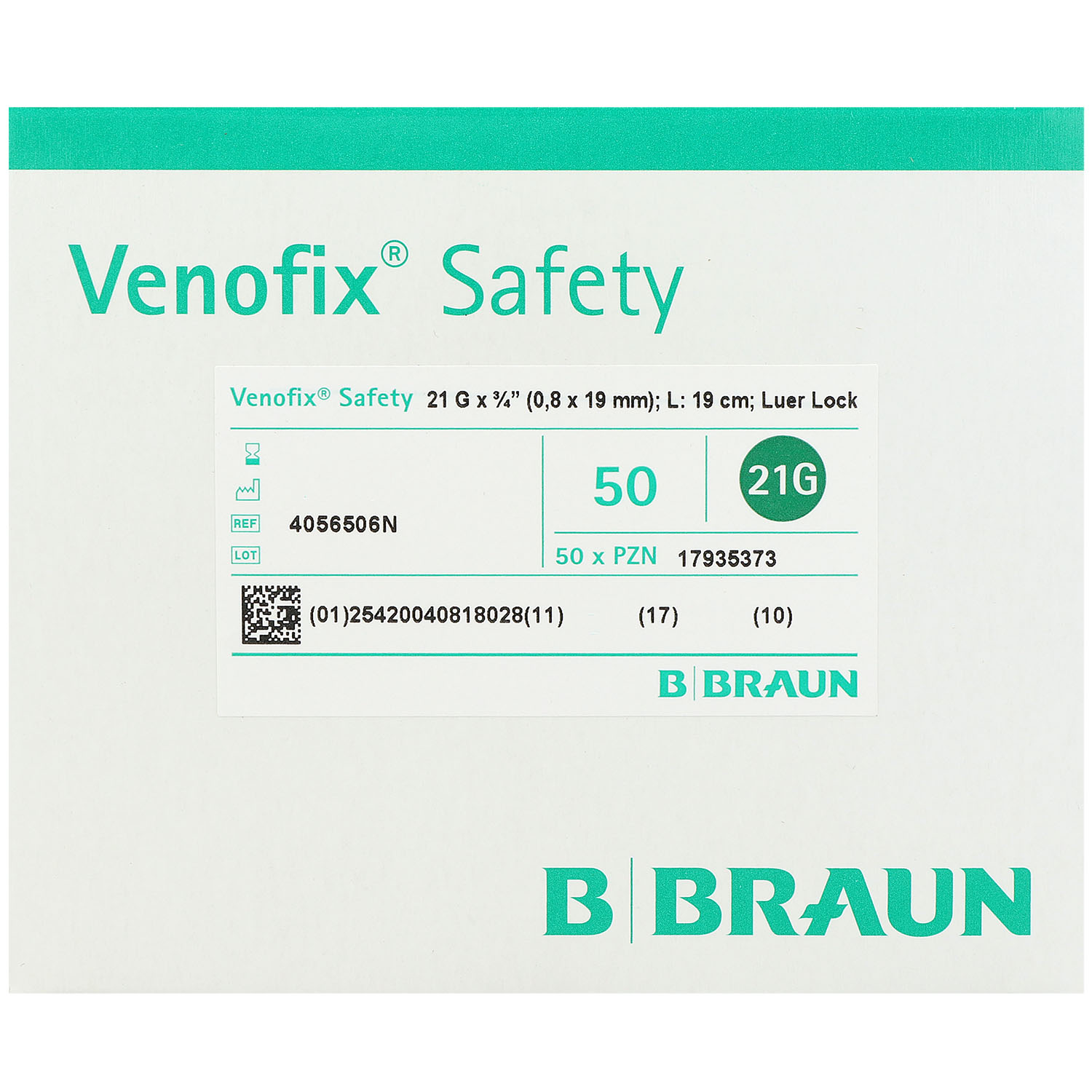 Venofix Safety Punktionskanüle, Venenpunktionsbesteck mit Sicherheitsmechanismus