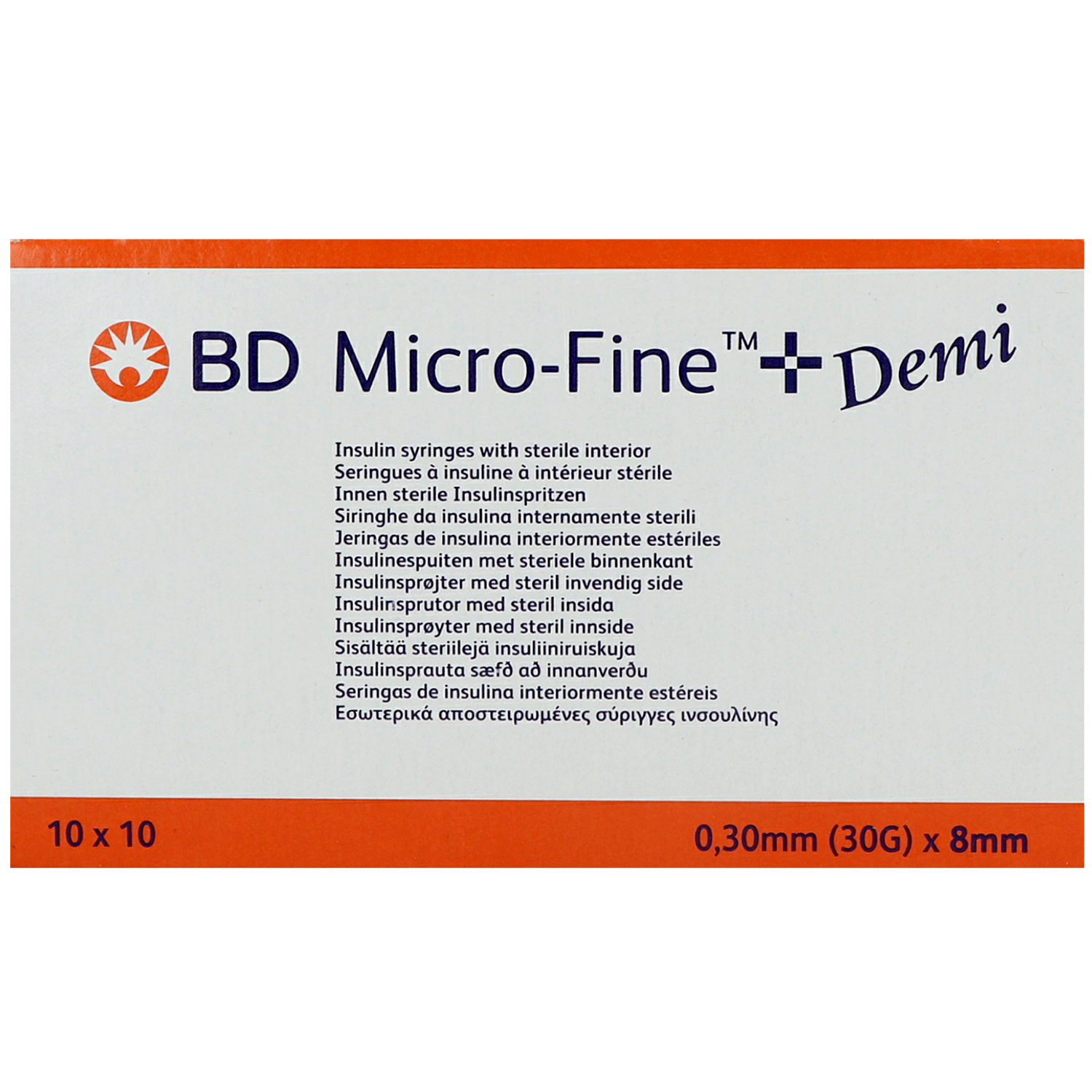 MICRO-FINE+ Demi Insulinspritze mit Kanüle