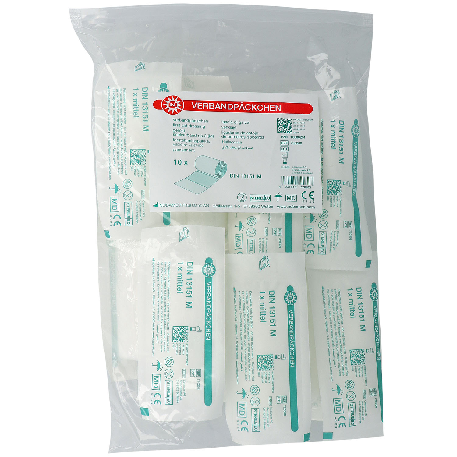 Verbandpäckchen DIN - M - mittel