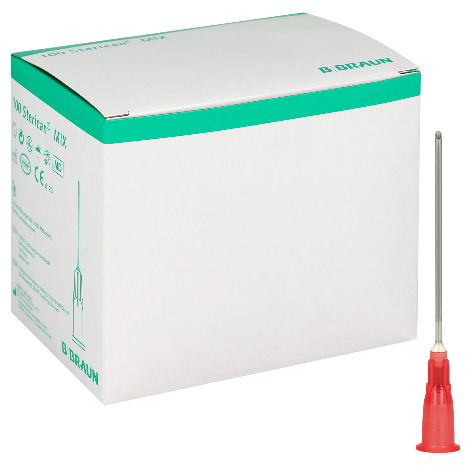 Sterican Mix halbstumpfe Aufziehkanüle 18G rot 1.20x40mm - 100 St.