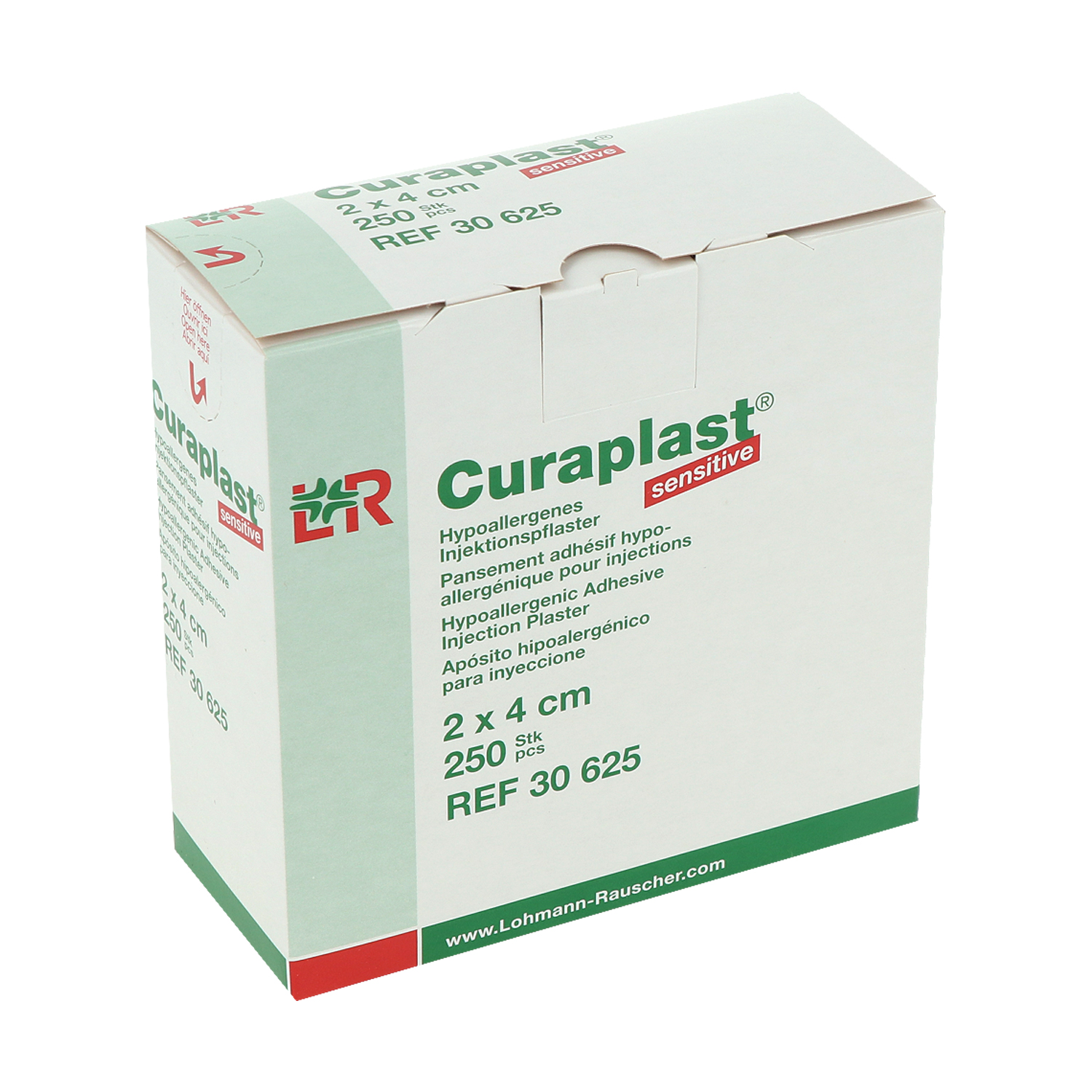 Curaplast sensitiv, Vliespflaster, Injektionspflaster