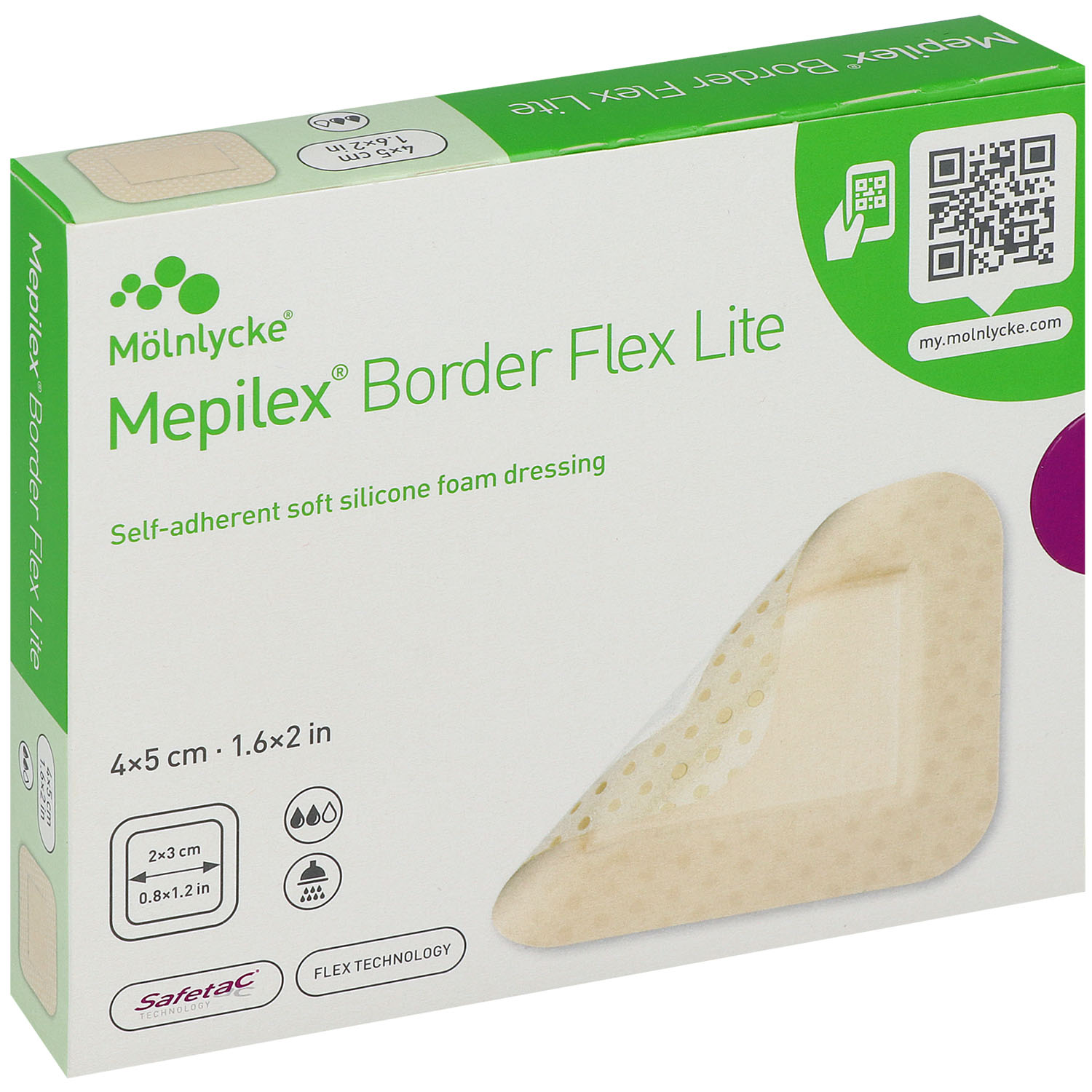 Mepilex Border Flex Lite 4 x 5 cm - 10 Stück