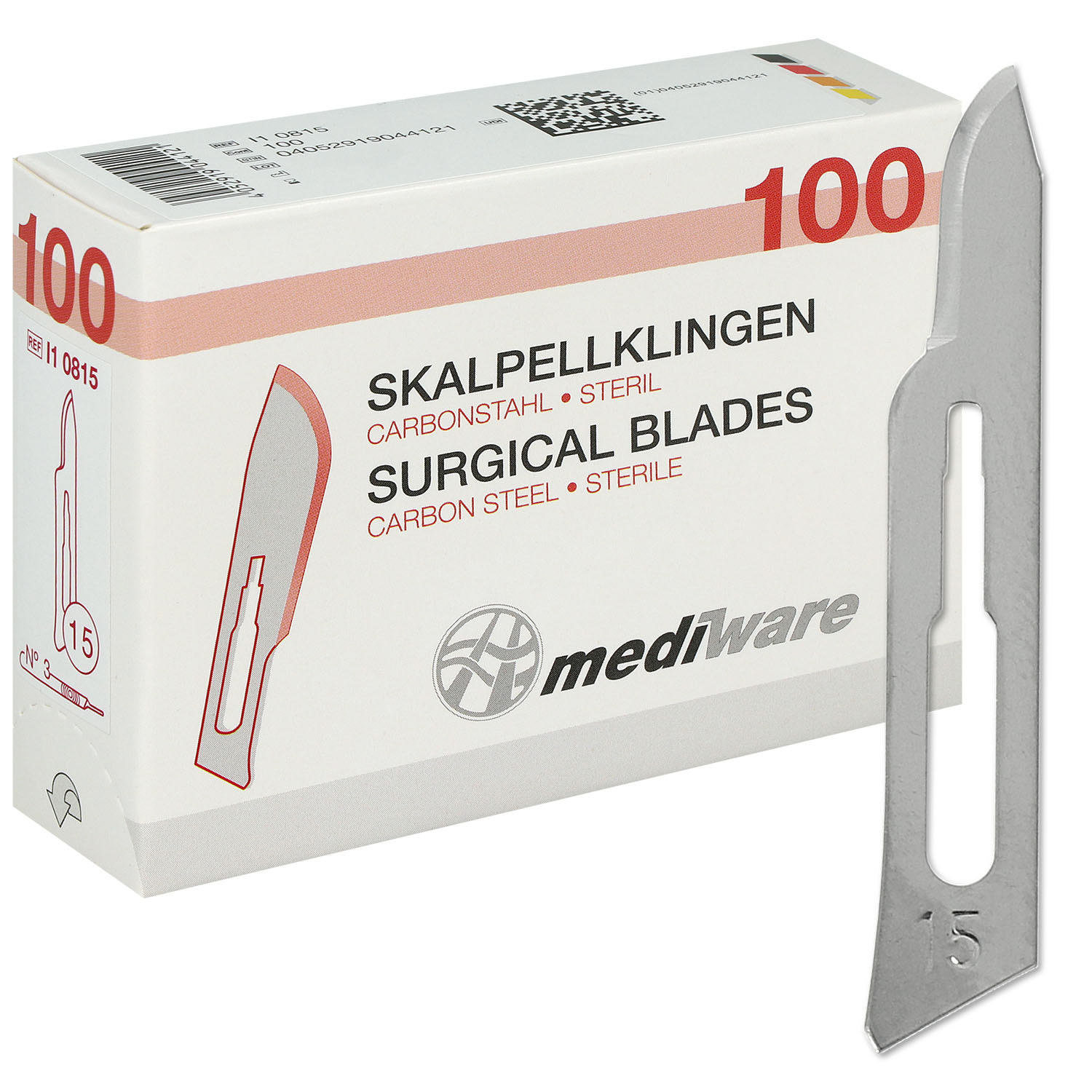 Mediware Skalpellklingen Figur 15 - 100 Stück