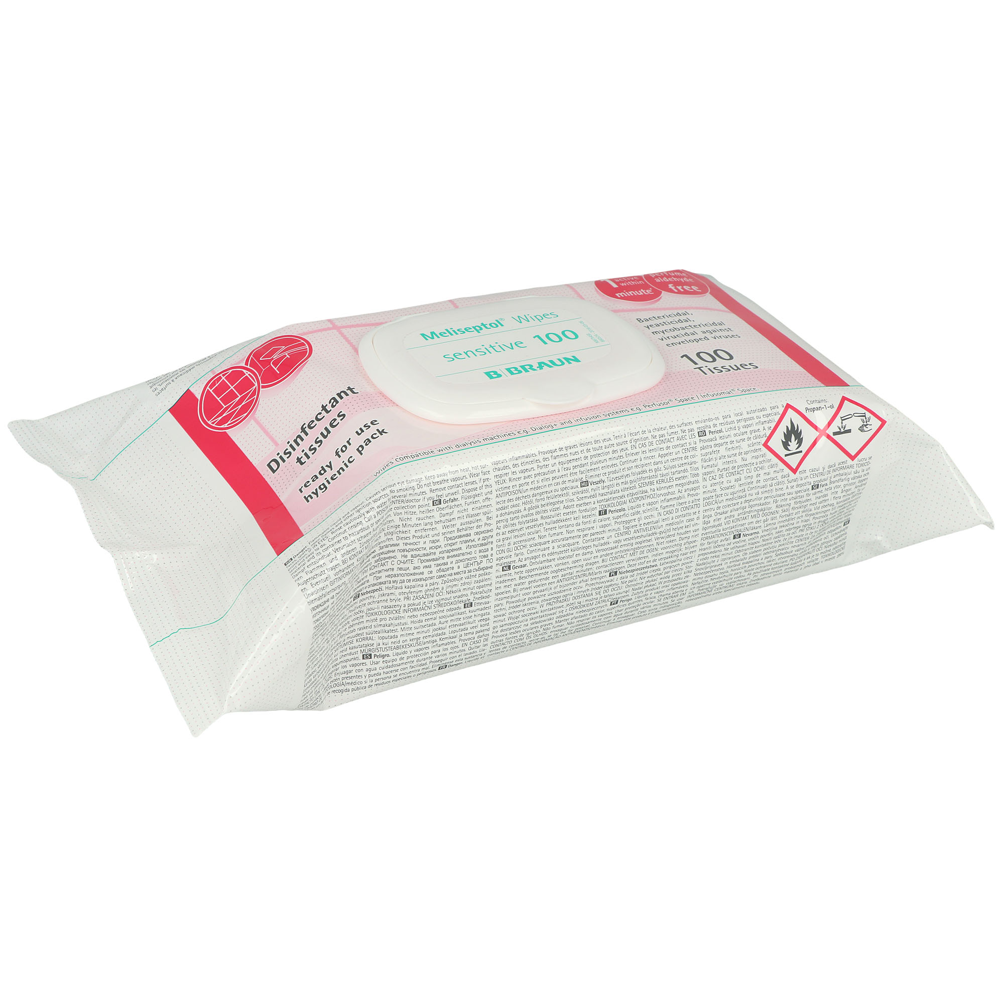 Meliseptol Wipes sensitive 100 Flowpack