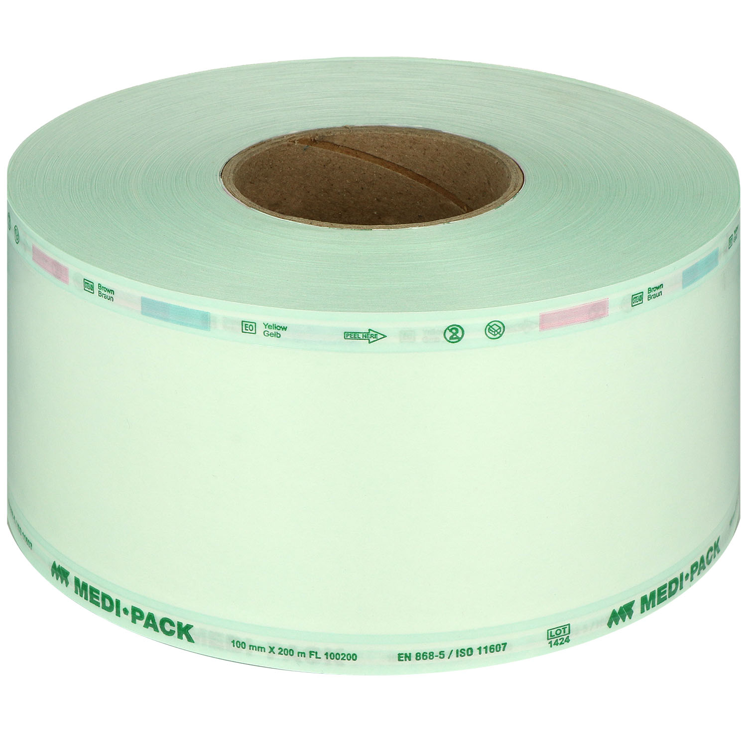 Sterilisationsfolien auf Rolle ohne Falte